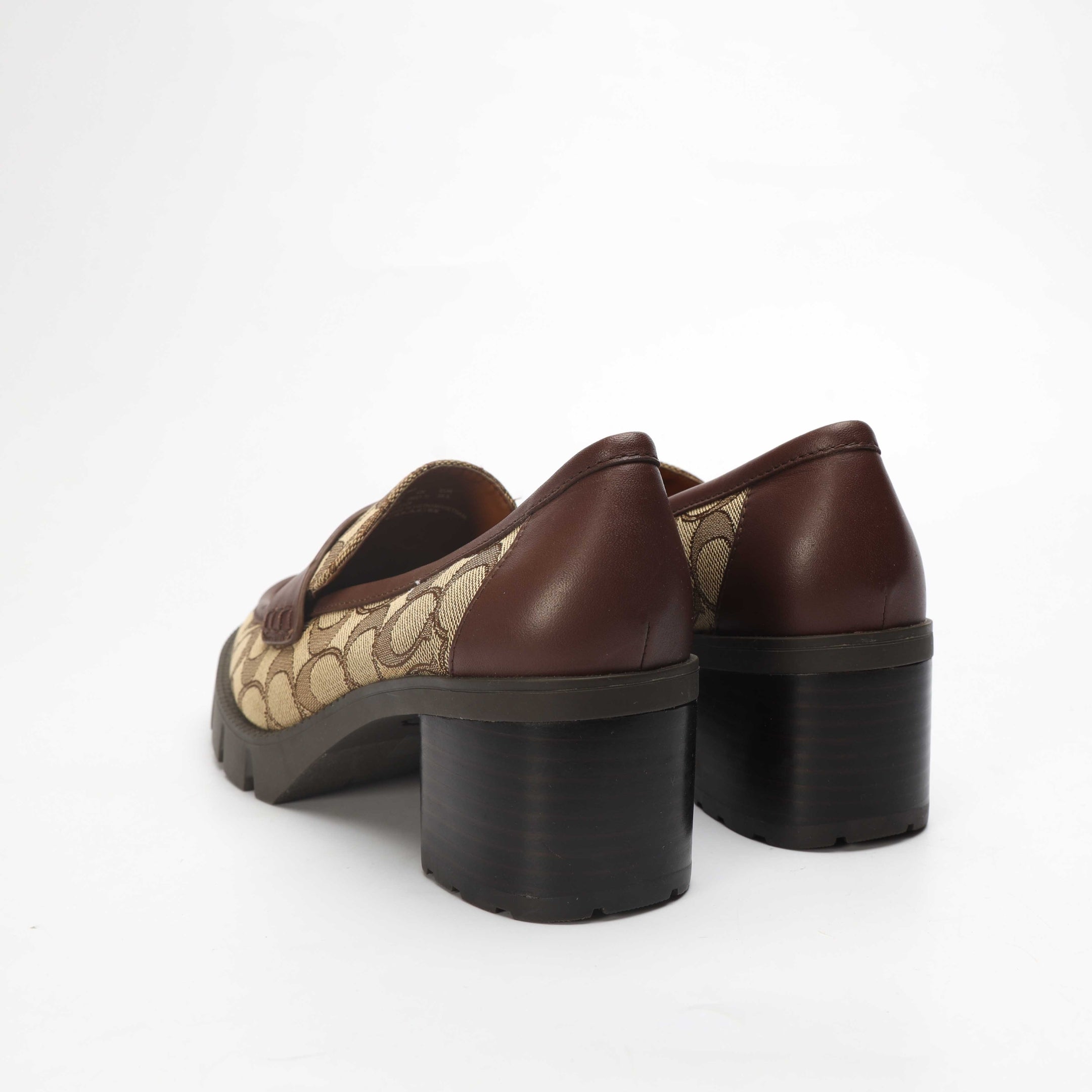 Coach Ruthie Signature Canvas Loafers