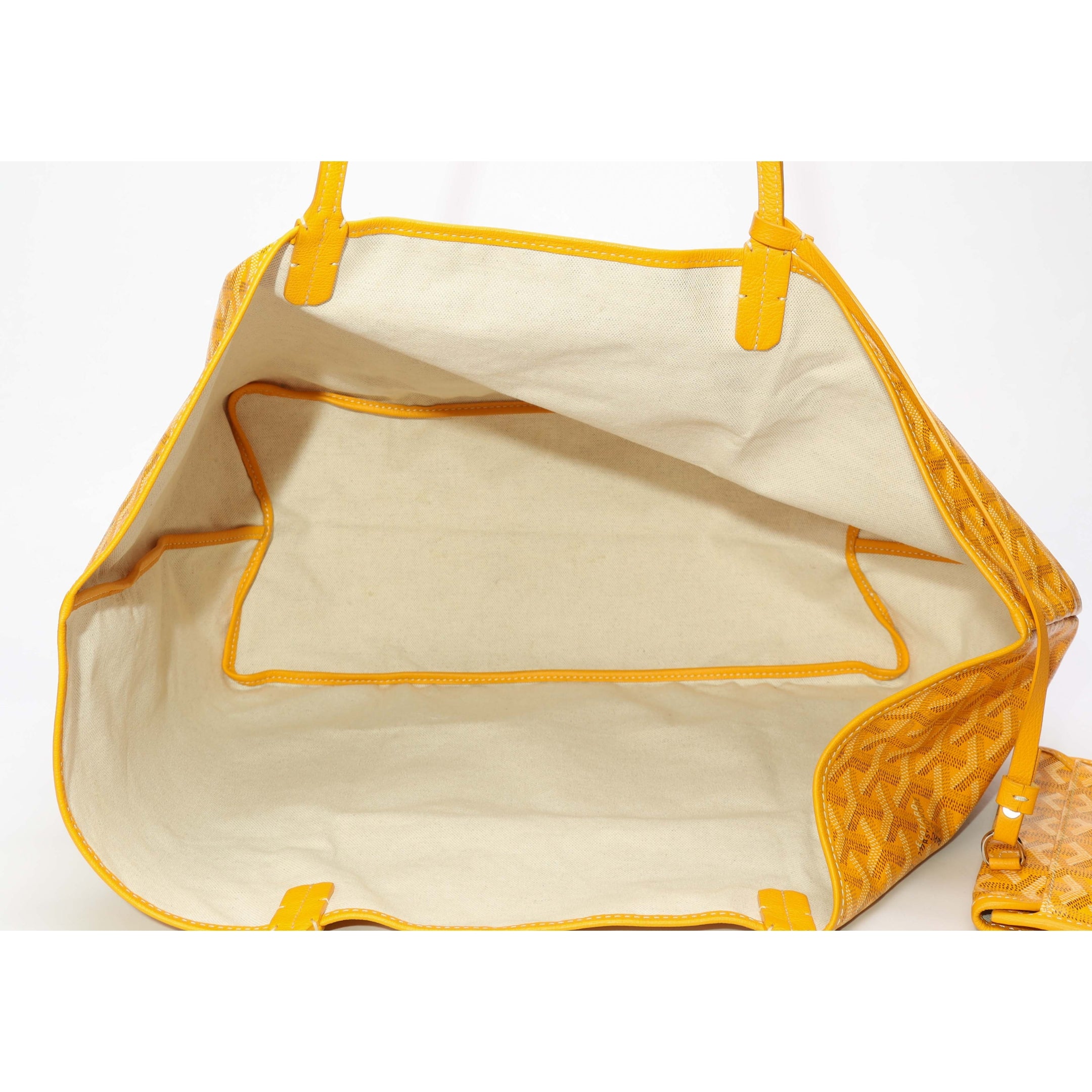 Goyard Yellow Goyardine Saint Louis GM Tote