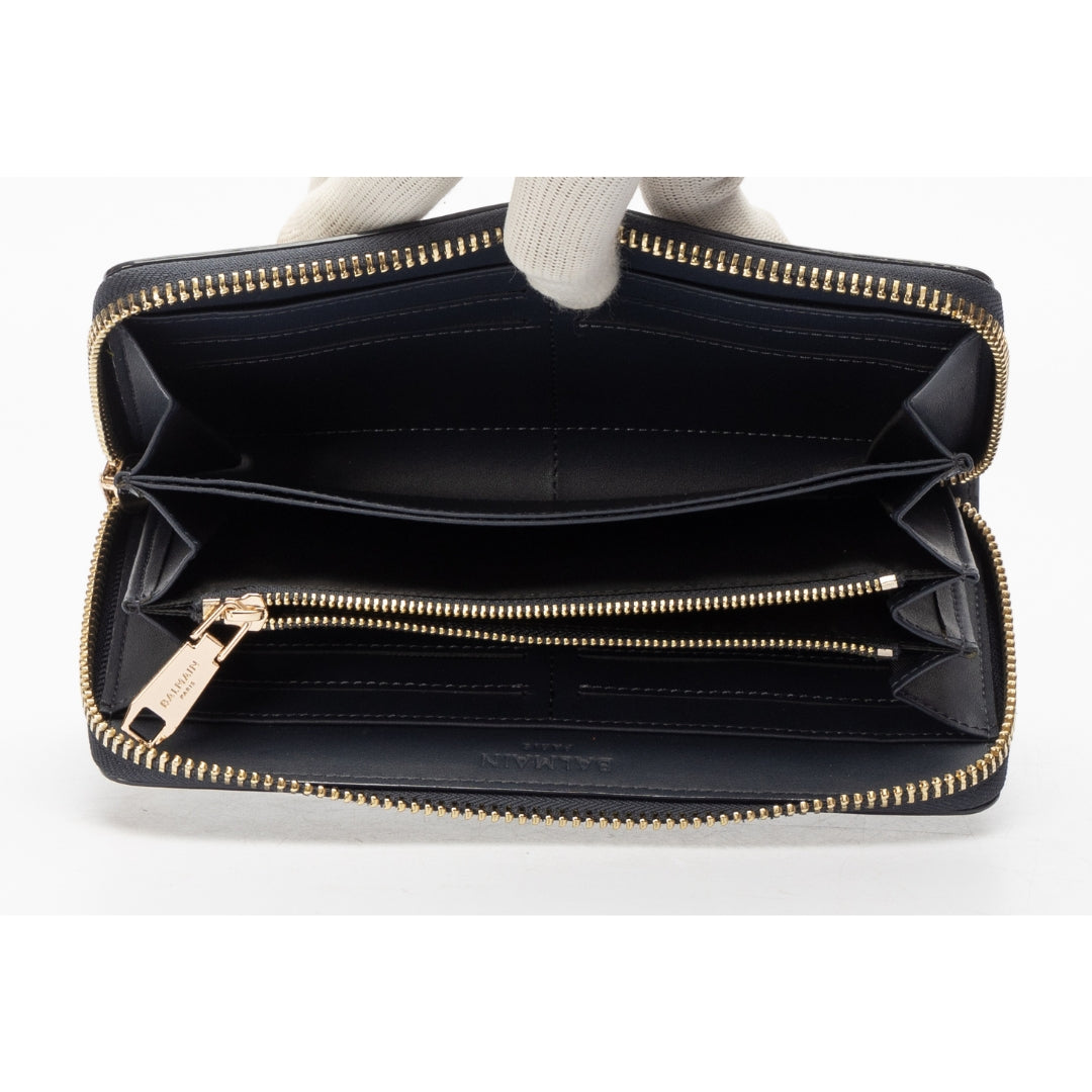 Balmain Navy Blue Wallet