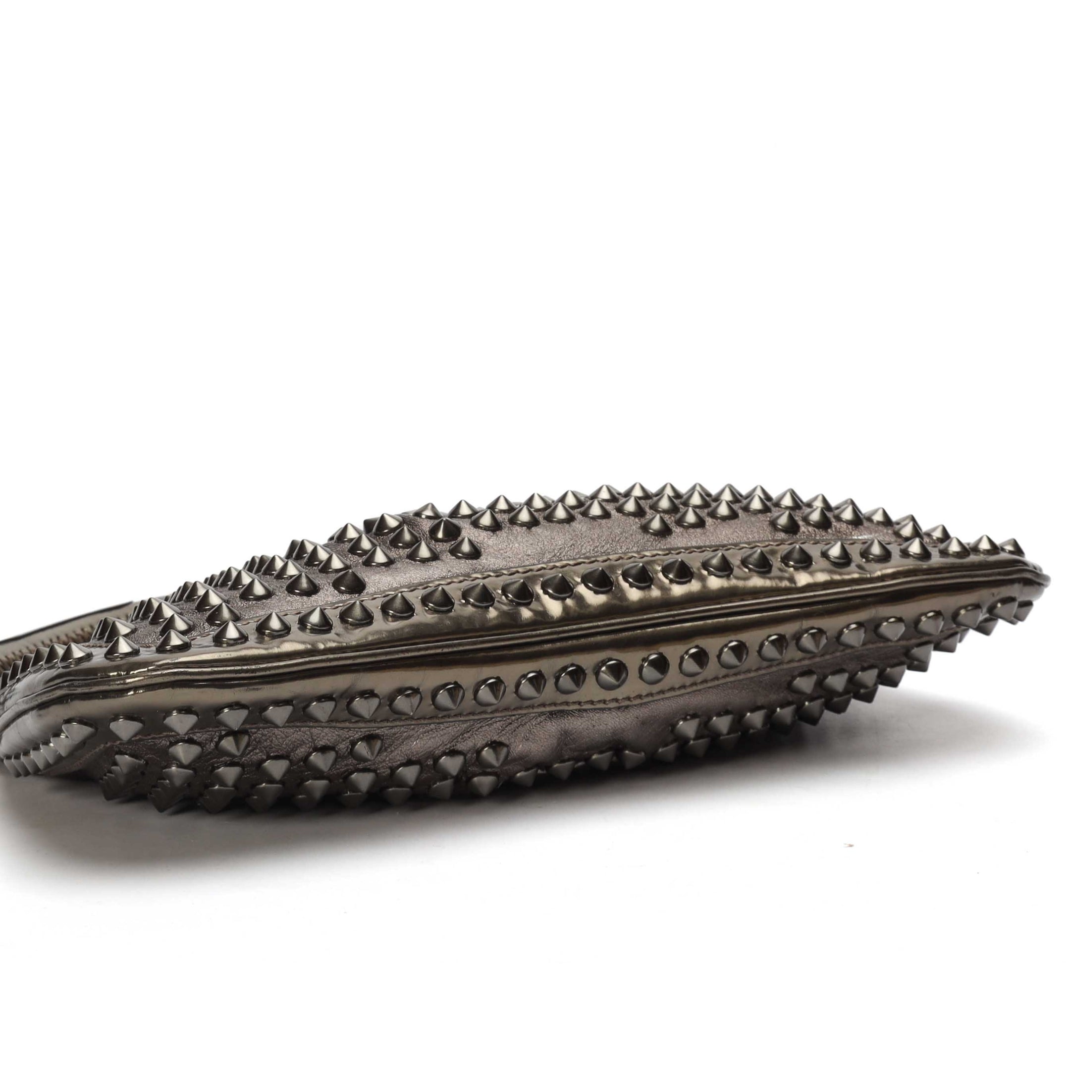 Burberry Charcoal Studded Shoulder Bag