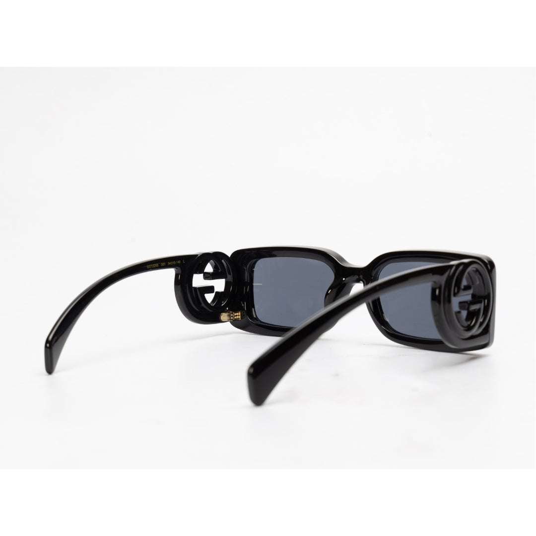 Gucci GG Black Rectangular Frame Sunglasses