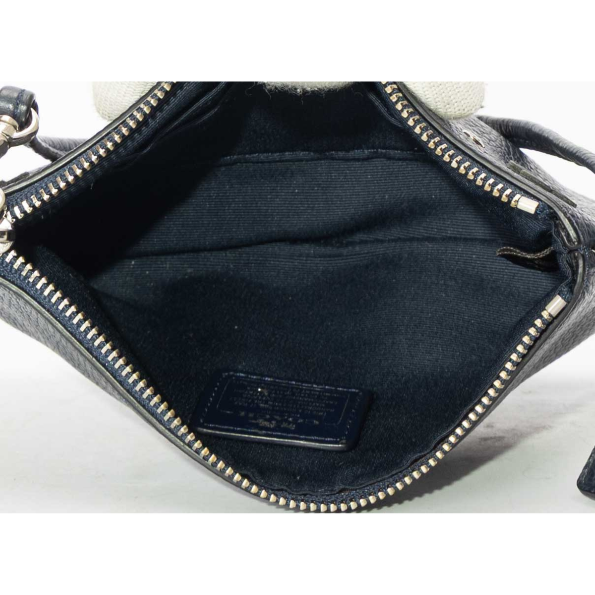 Coach Navy Wristlet