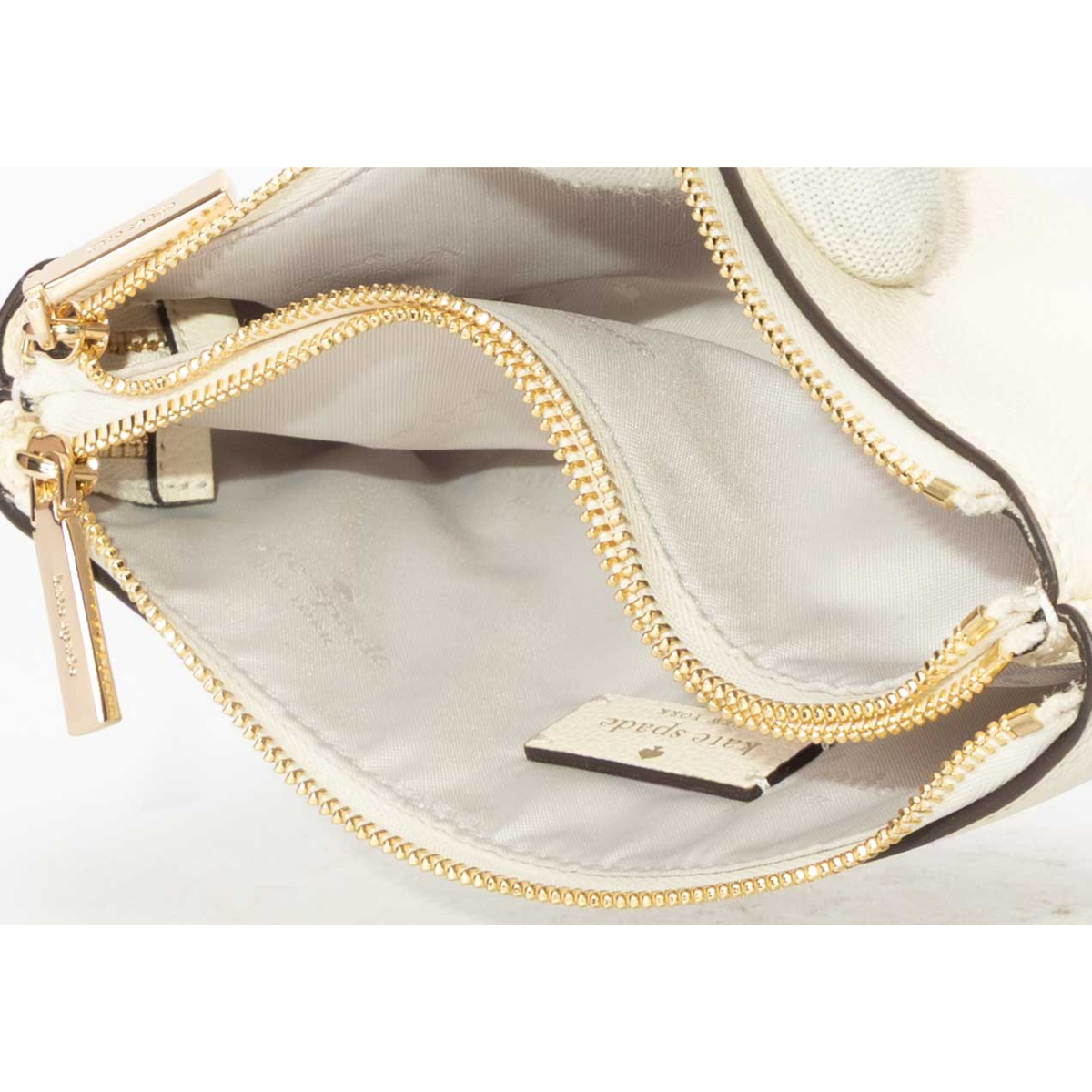 Kate Spade Beige Wren Logo Wristlet
