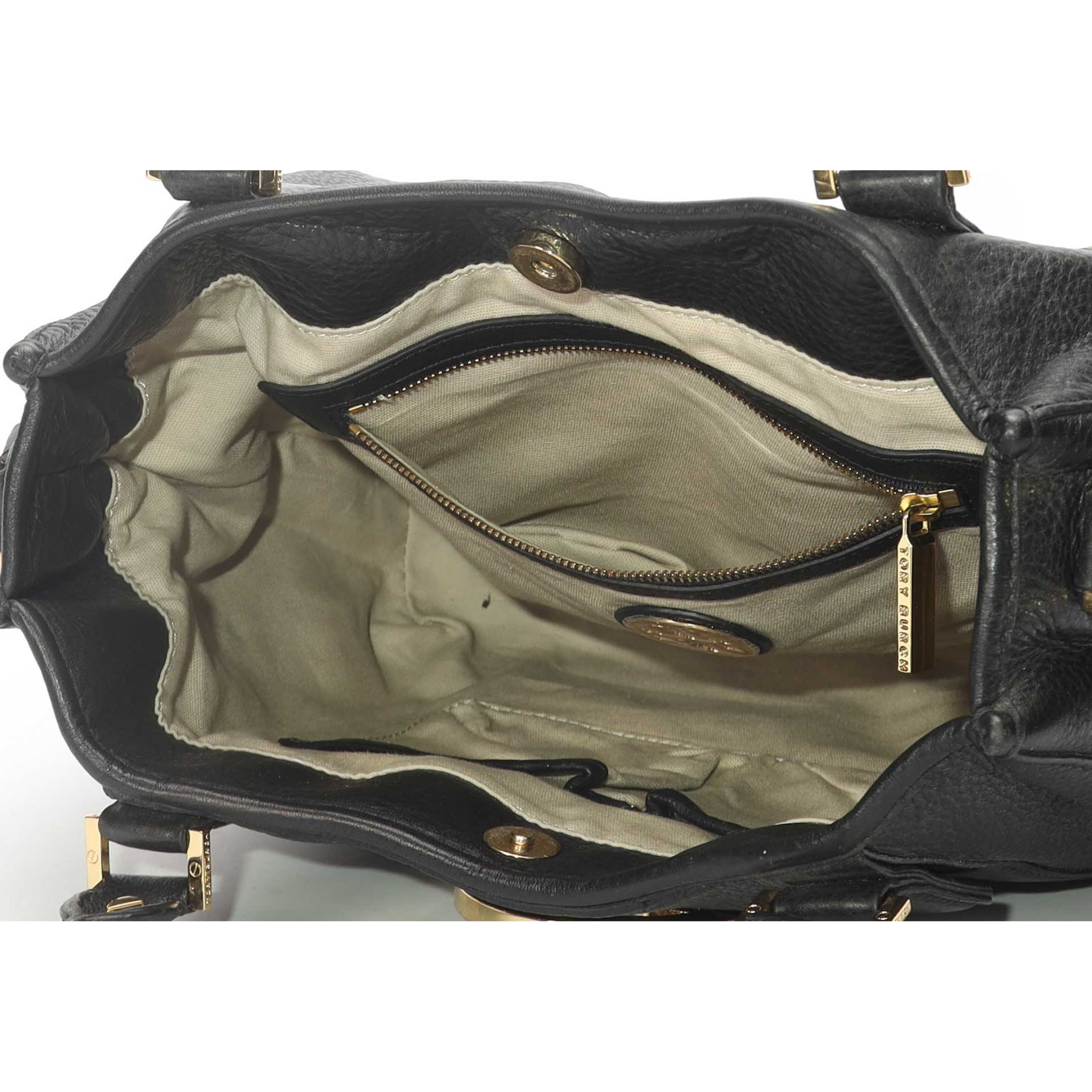 Tory Burch Black Amanda Hobo Bag
