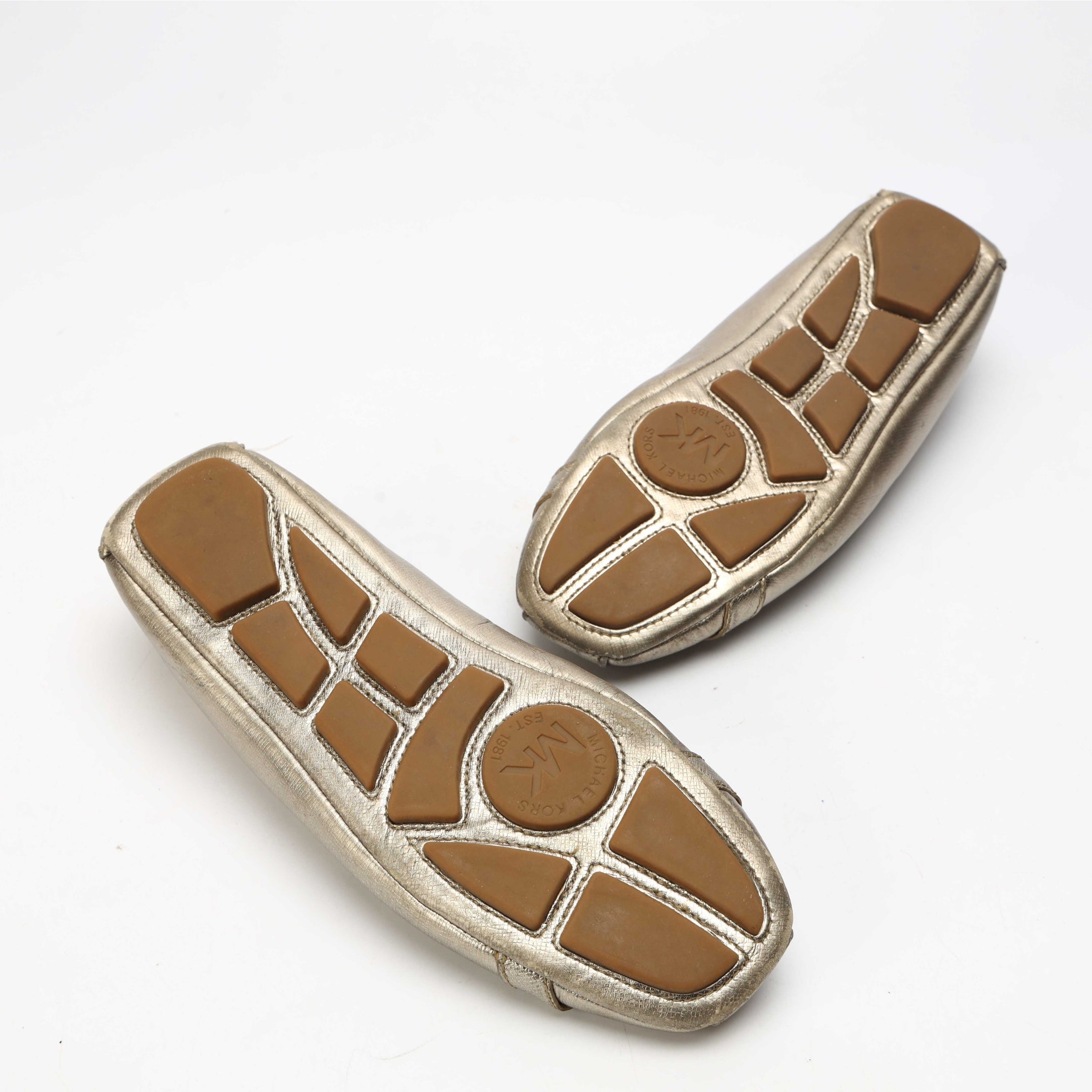 Michael Kors Fulton Metallic Leather Moccasin