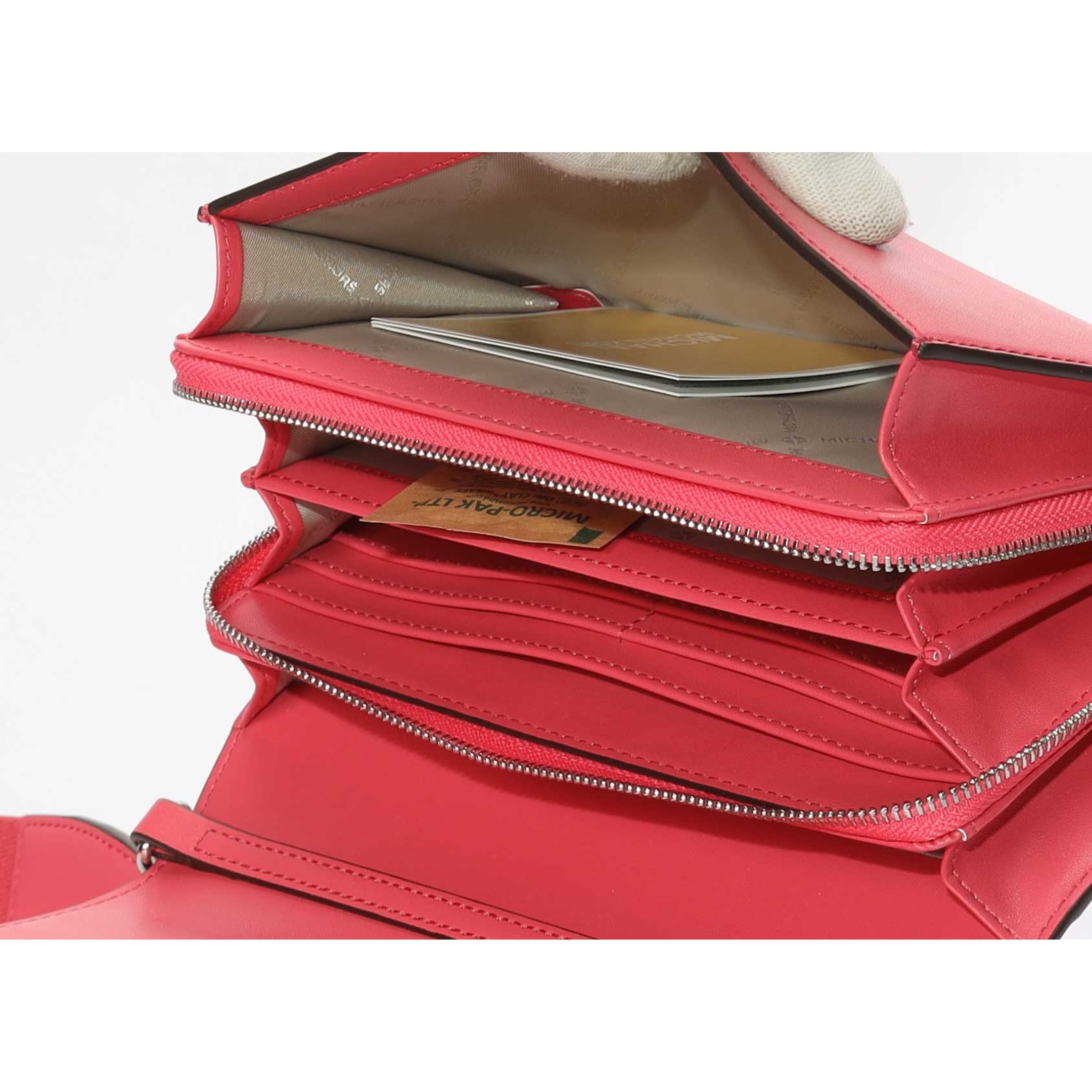 Michael Kors Jet Set Pink Ombre Logo Crossbody Bag