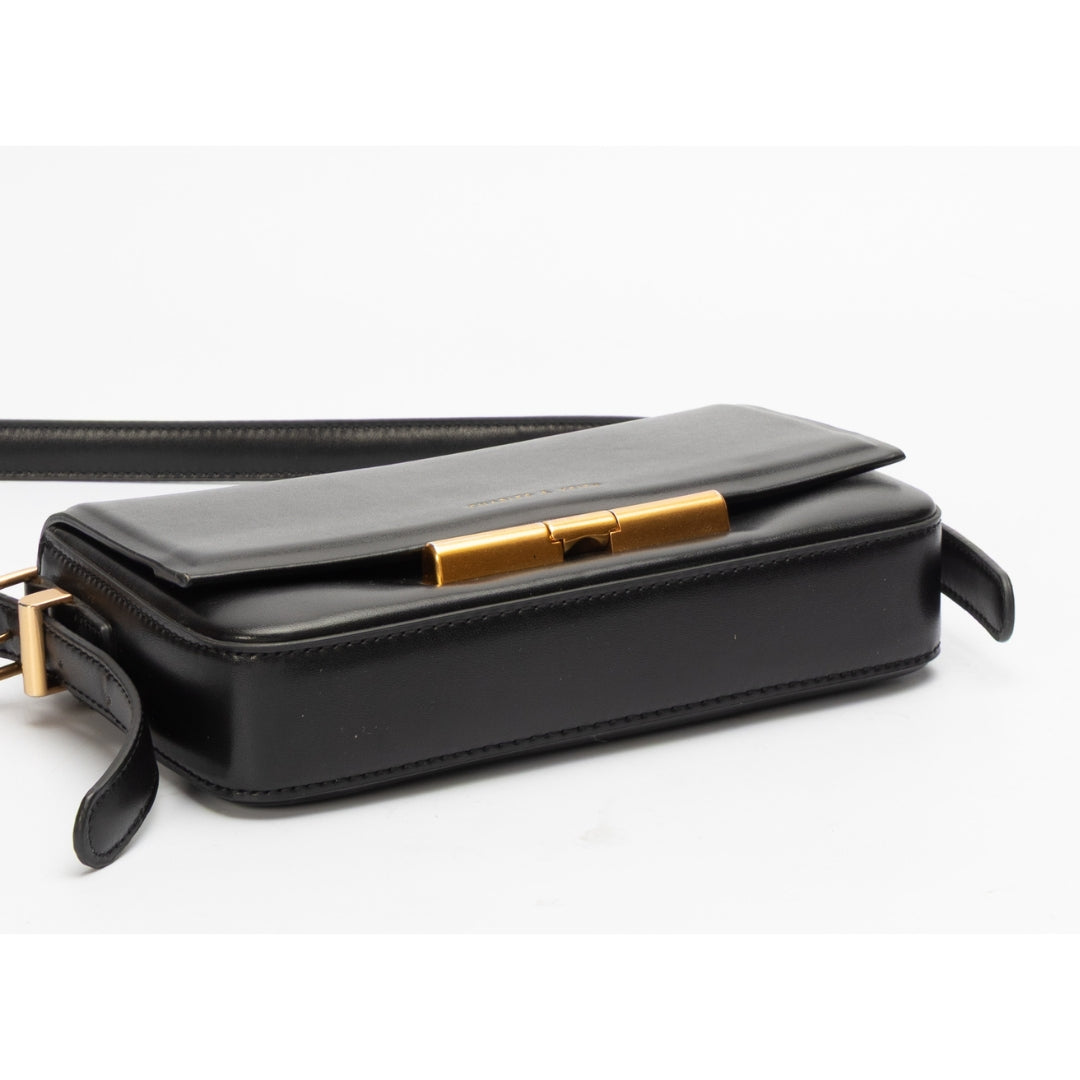 Charles & Keith Cesia Metallic Accent Sling Bag