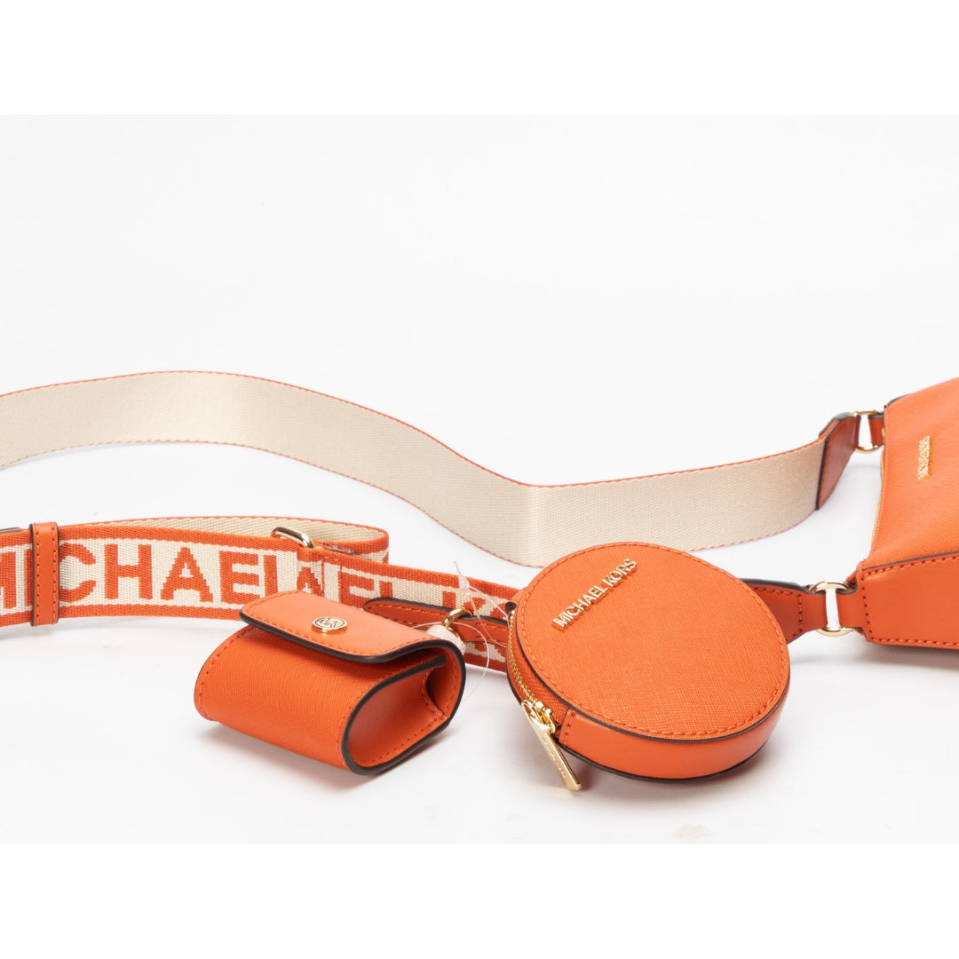 Michael Kors Jet Set Orange Crossbody Bag Airpods Pro Case