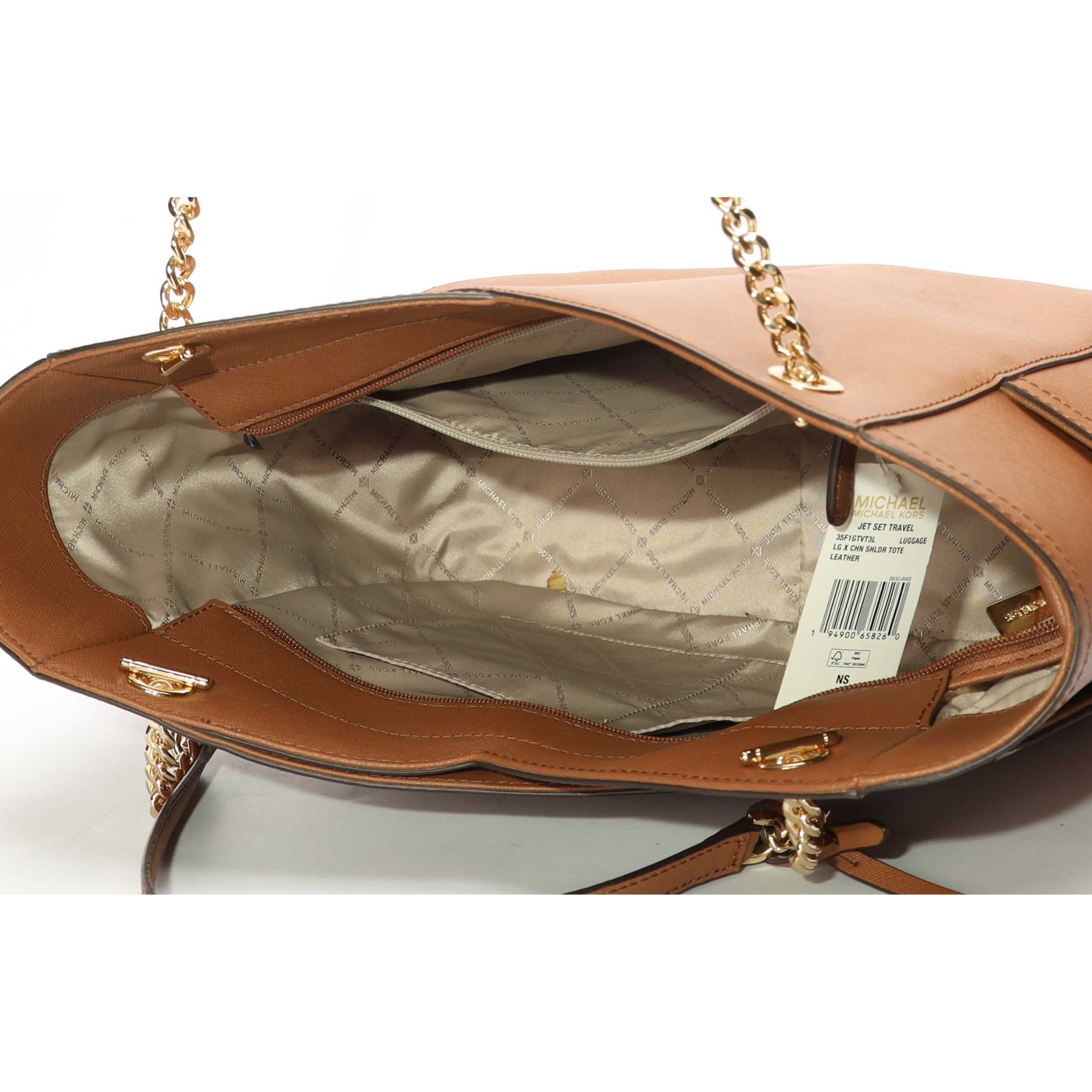 Michael Kors Jet Set Tan Shoulder Bag