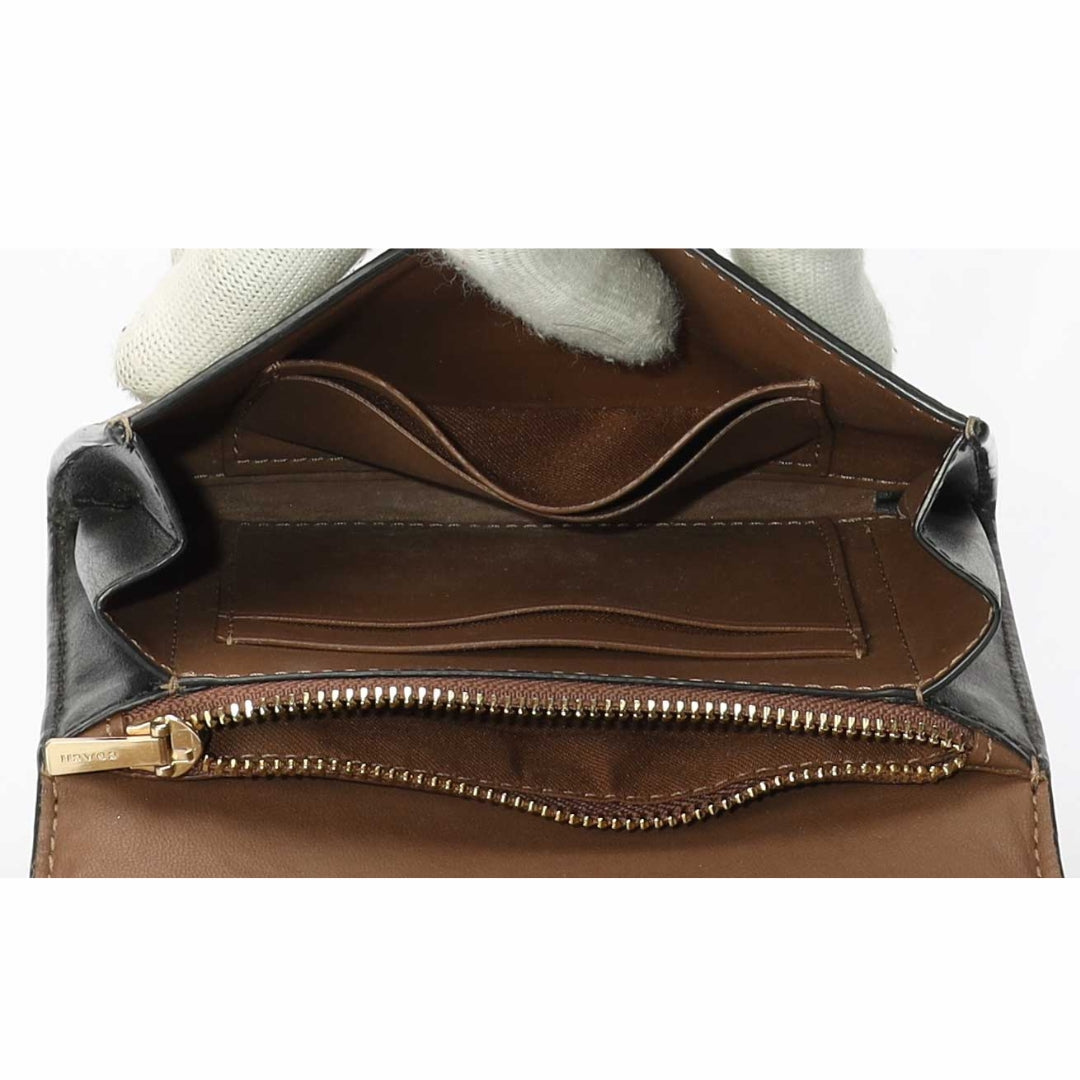 Coach Signature Canvas Kleo Wallet