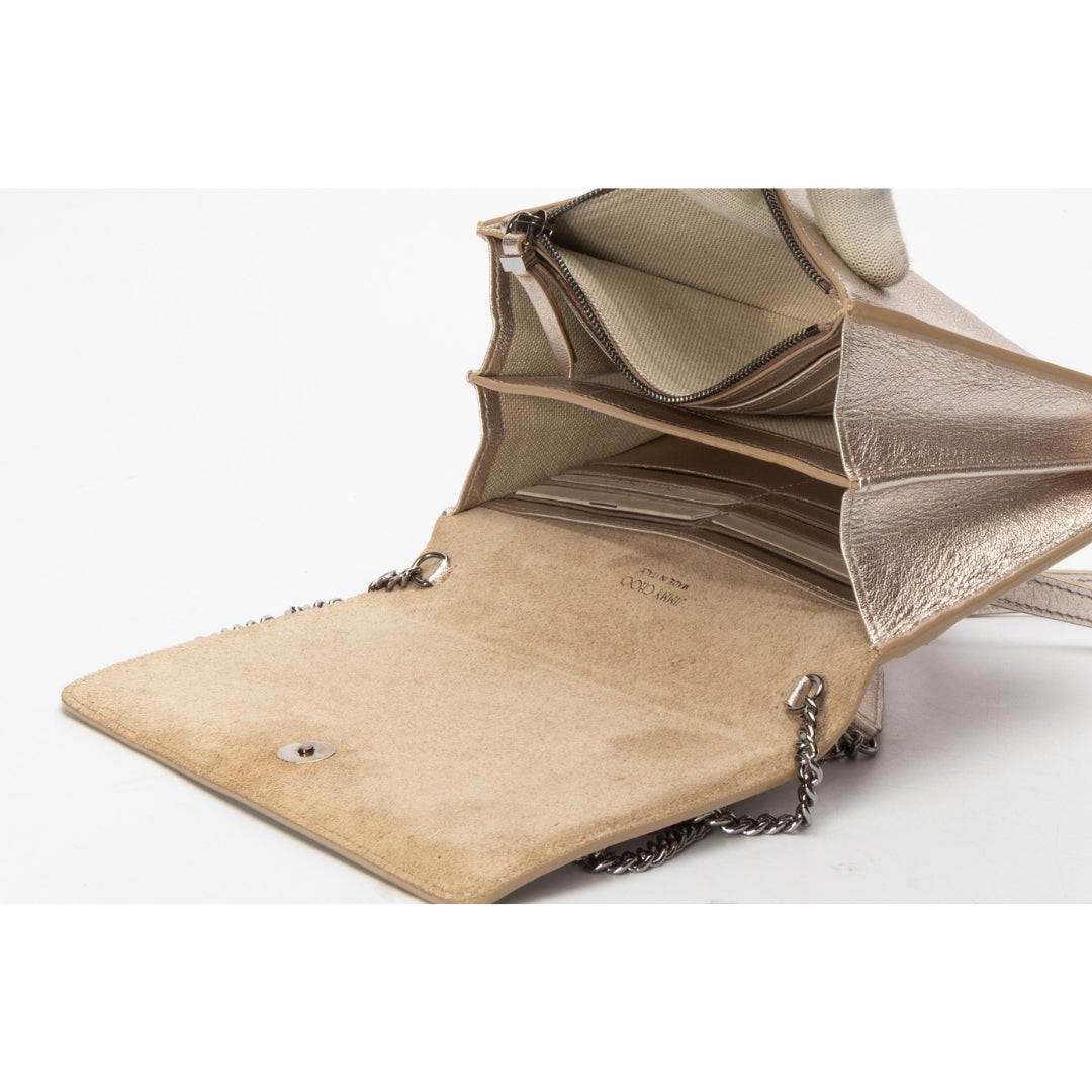 Jimmy Choo Adelia Metallic Sling Bag