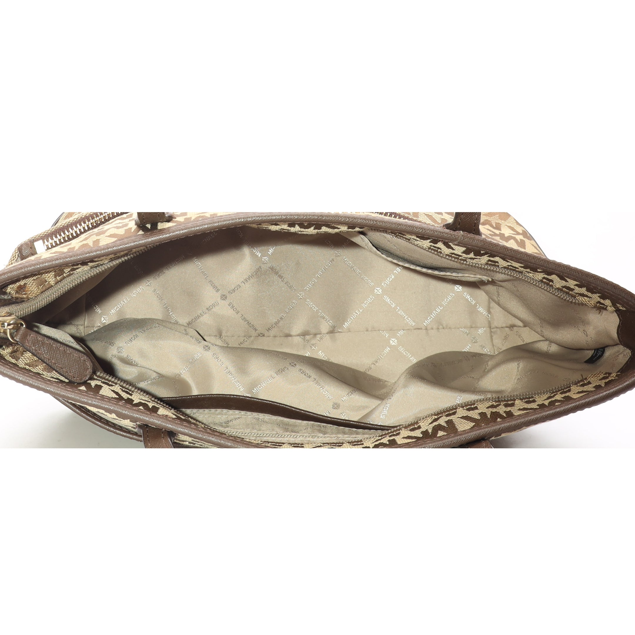 Michael Kors Kempton Brown Logo Tote