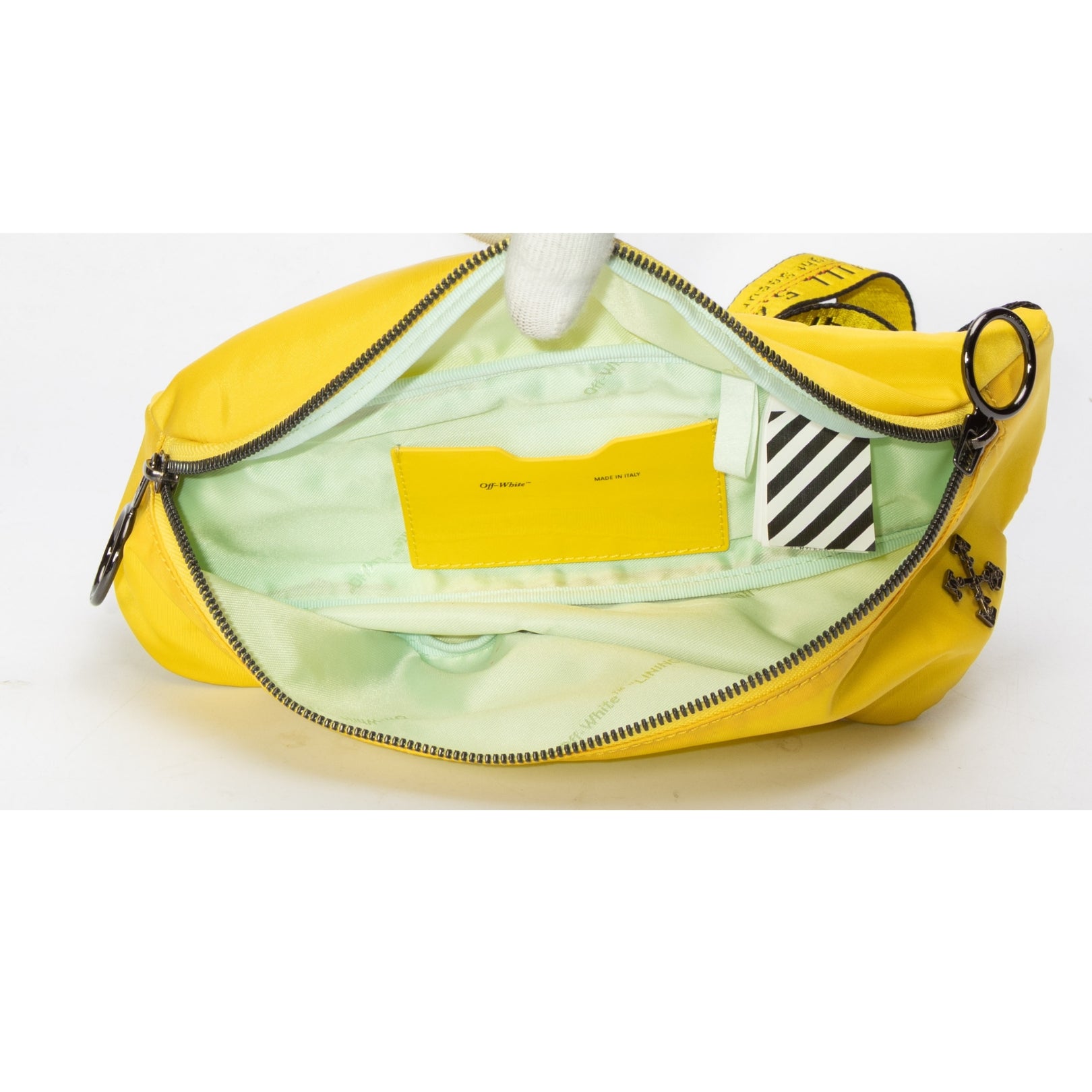 Off-White Yellow Industrial-Strap Belt Bag
