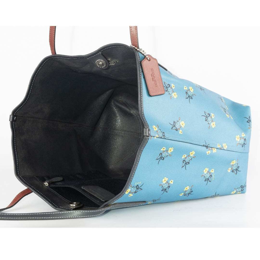 Coach Floral Bow Print City Tote