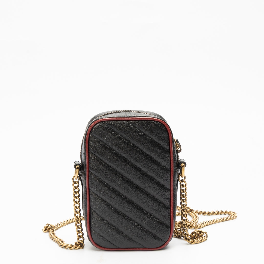Gucci GG Marmont Black Mini Crossbody Bag