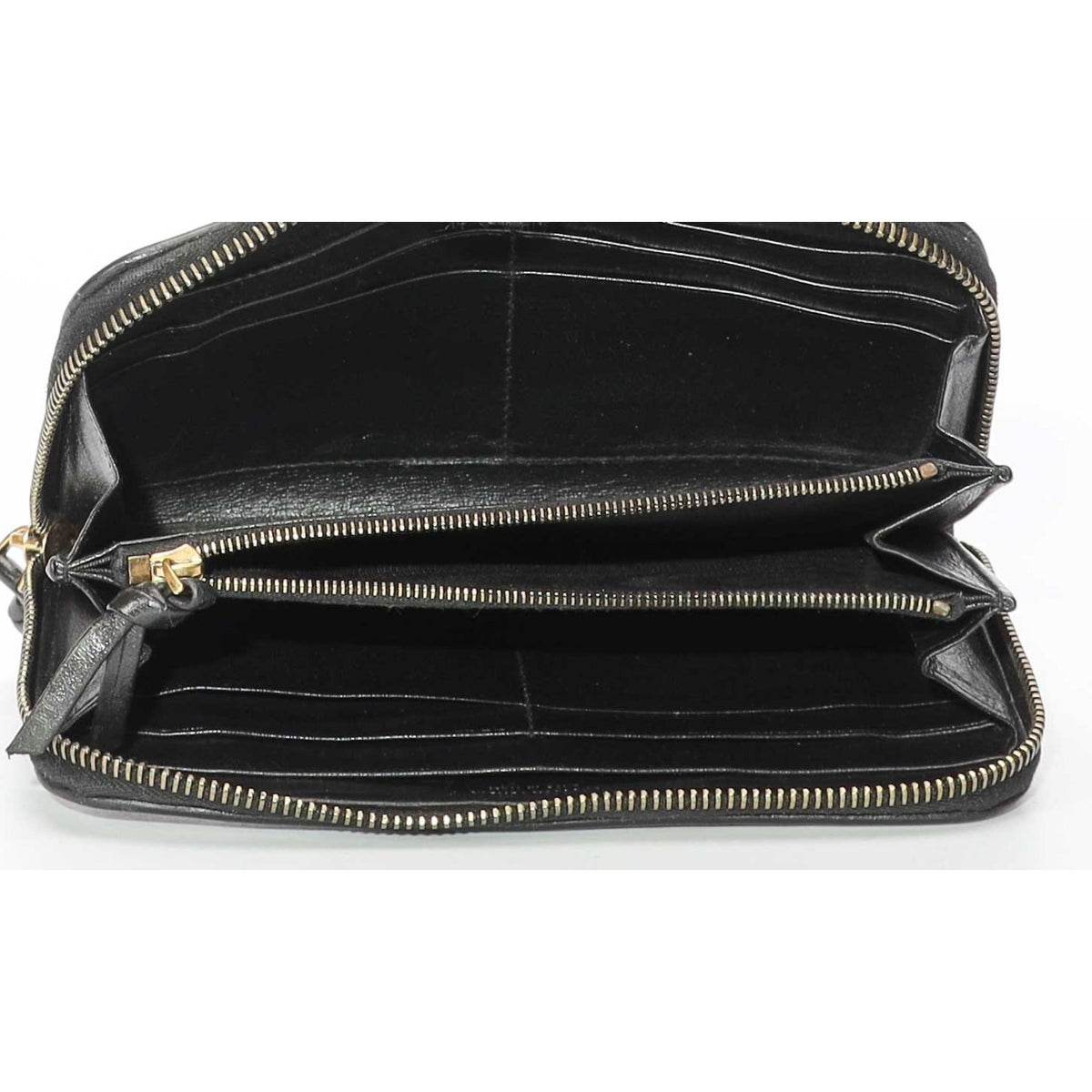 Bottega Veneta Intrecciato Zip Around Wallet