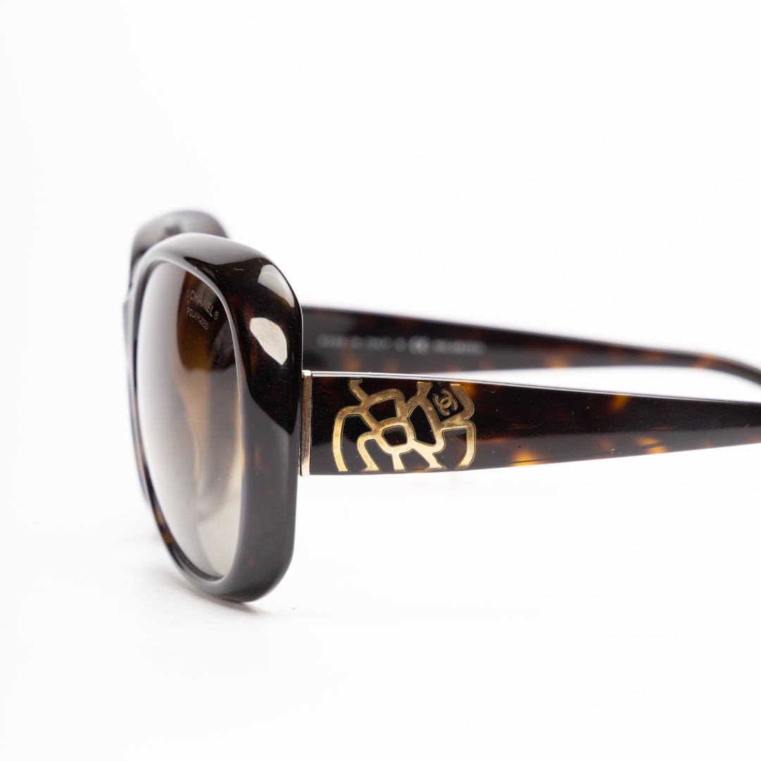Chanel Tortoise Polarized Sunglasses