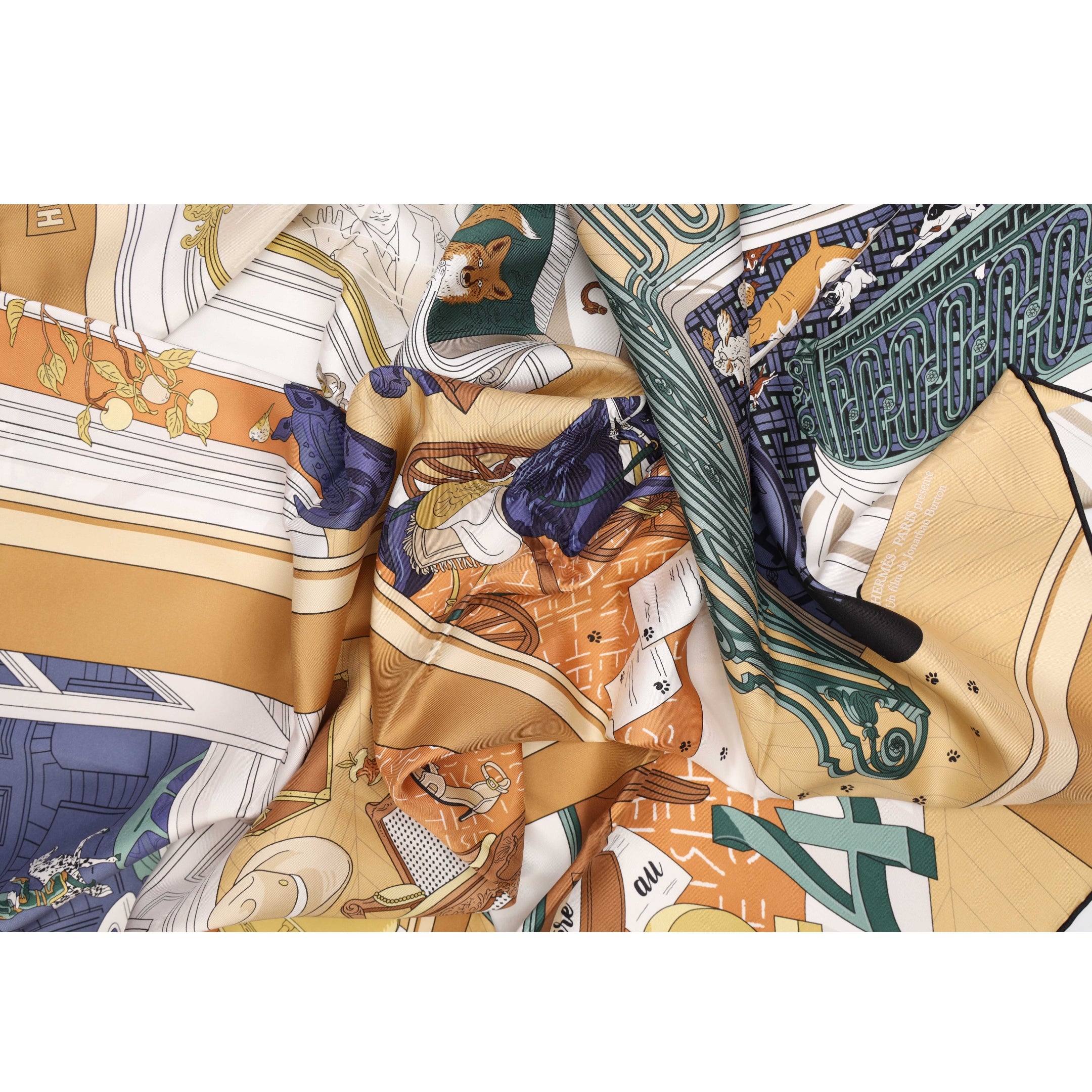 Hermes Hermescope Silk Scarf