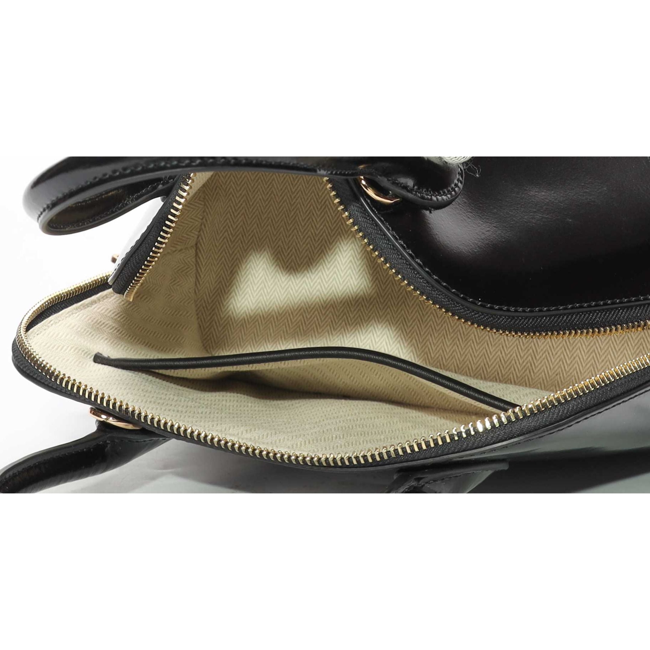 Tory Burch Emerson Patent Dome Satchel