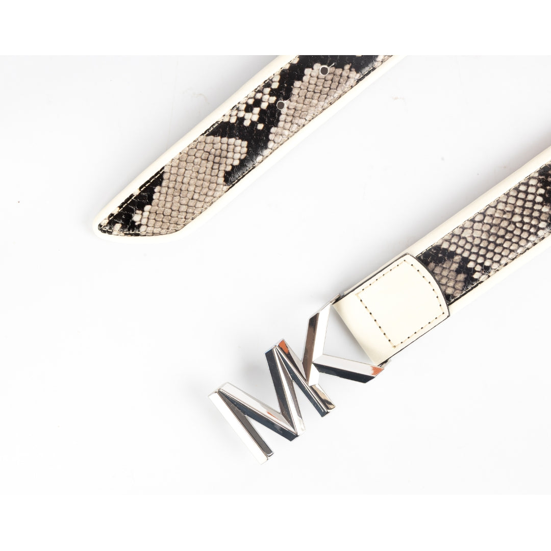 Michael Kors Logo Leather Casual Belt