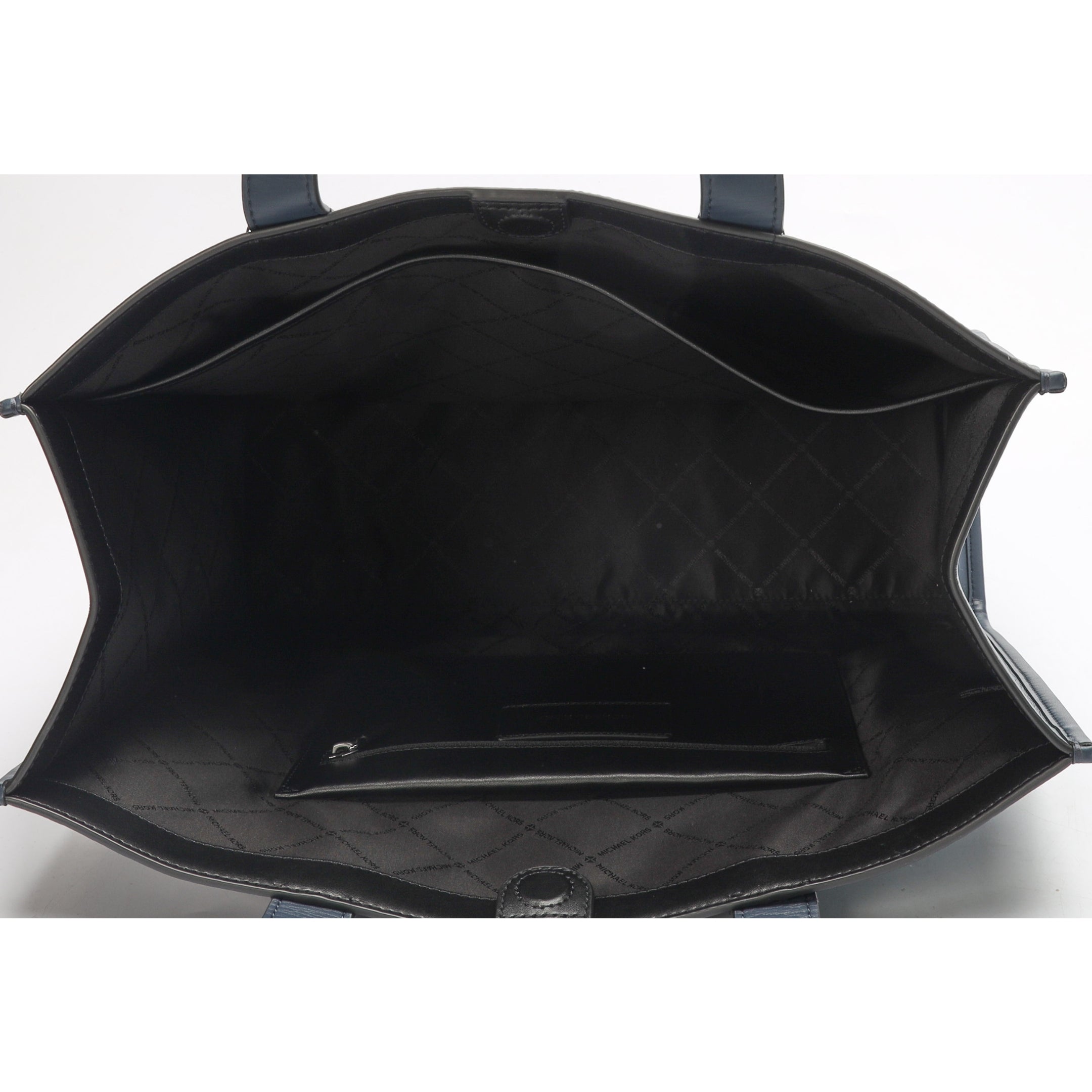 Michael Kors Cooper Logo Embossed Navy Tote