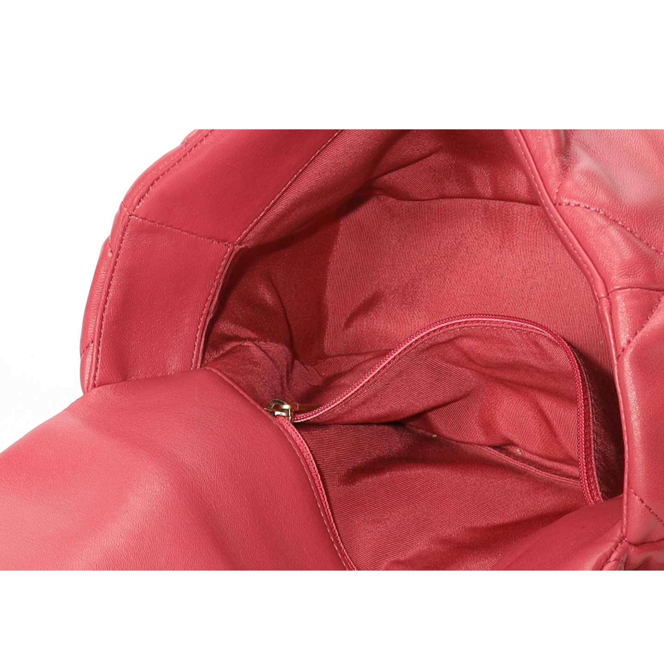 Chanel 19 Red Chain Shoulder Bag