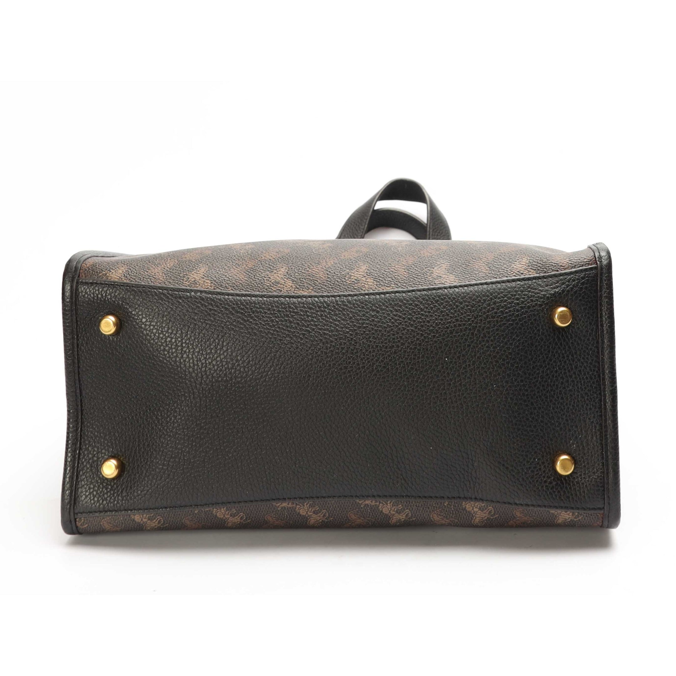 Coach Field Horse And Carriage Print Tote
