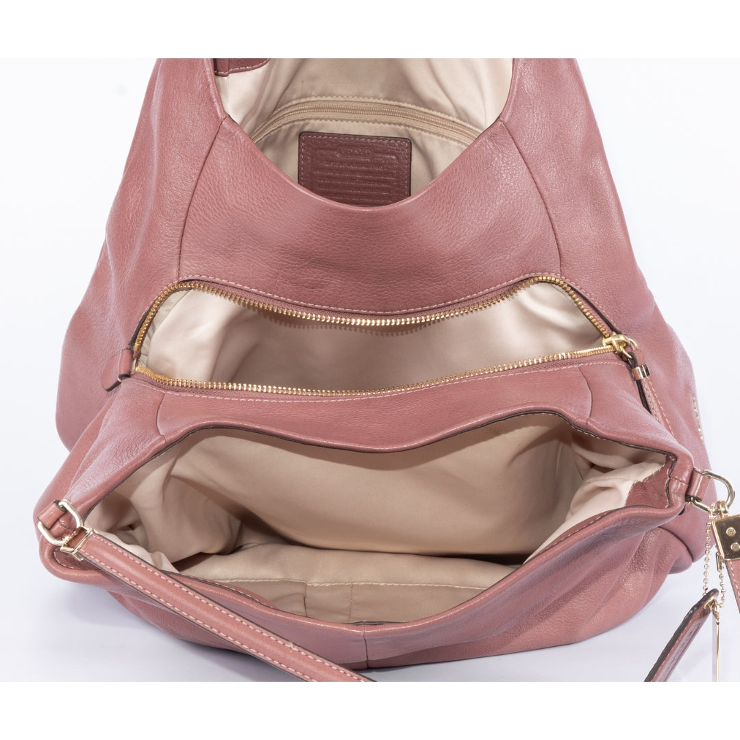 Coach Burgundy Leather Madison Tote