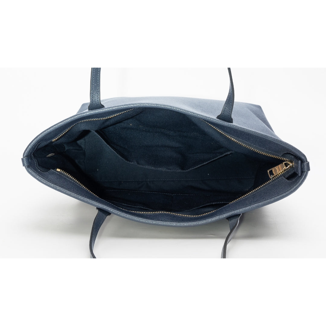 Coach Navy Blue Avenue Zip Tote