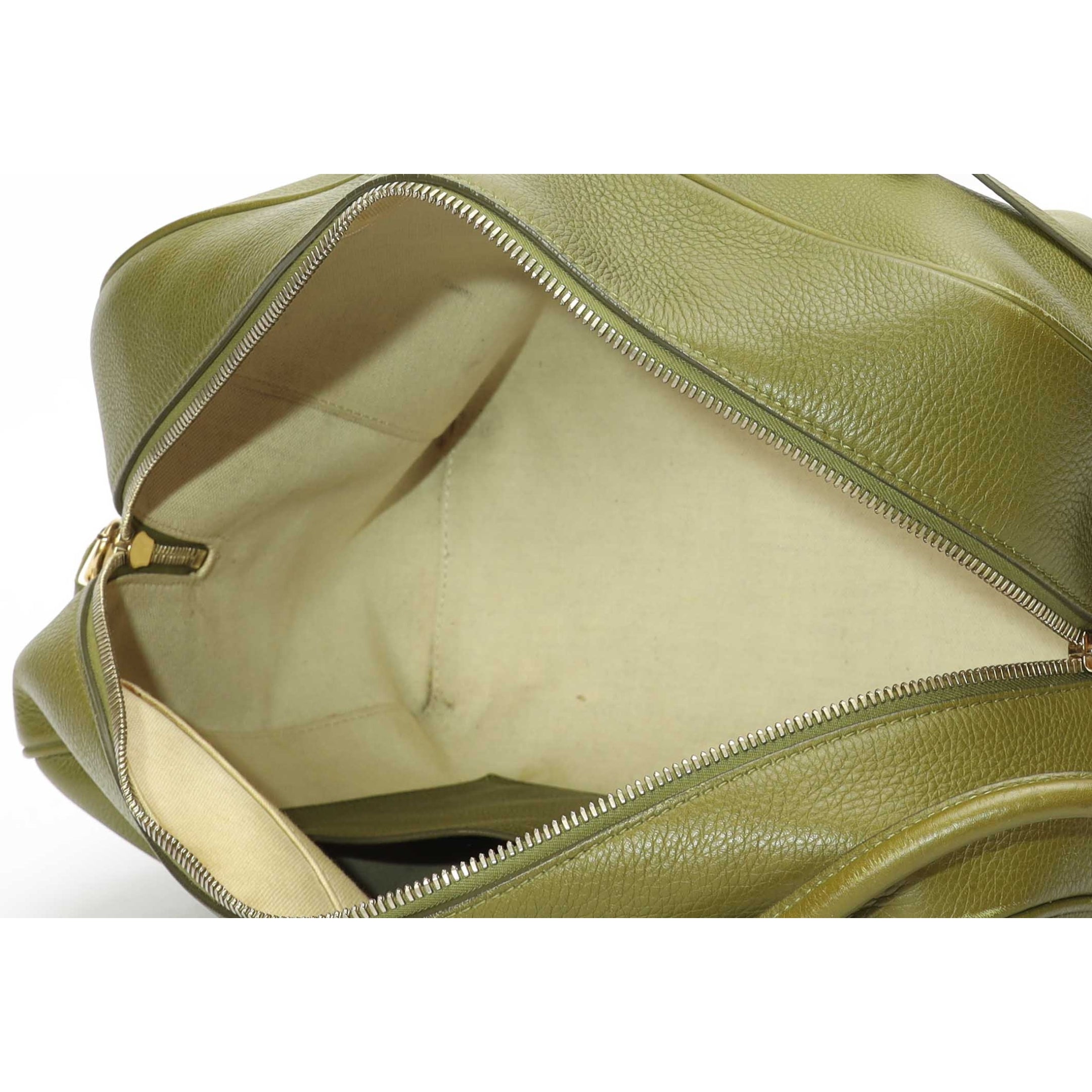 Burberry Olive Cube Satchel