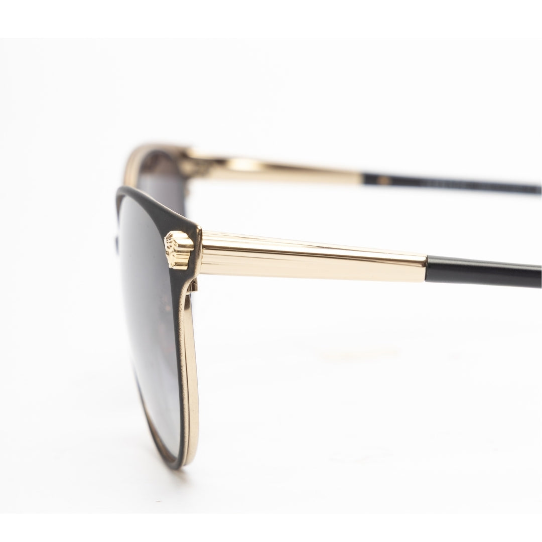 Versace Grey Oval Sunglasses for Women