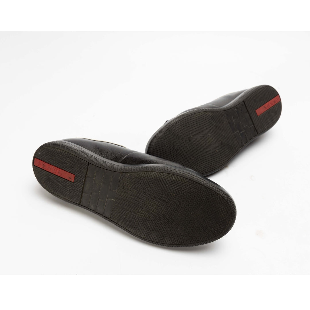 Prada Black Snazzola Sneakers