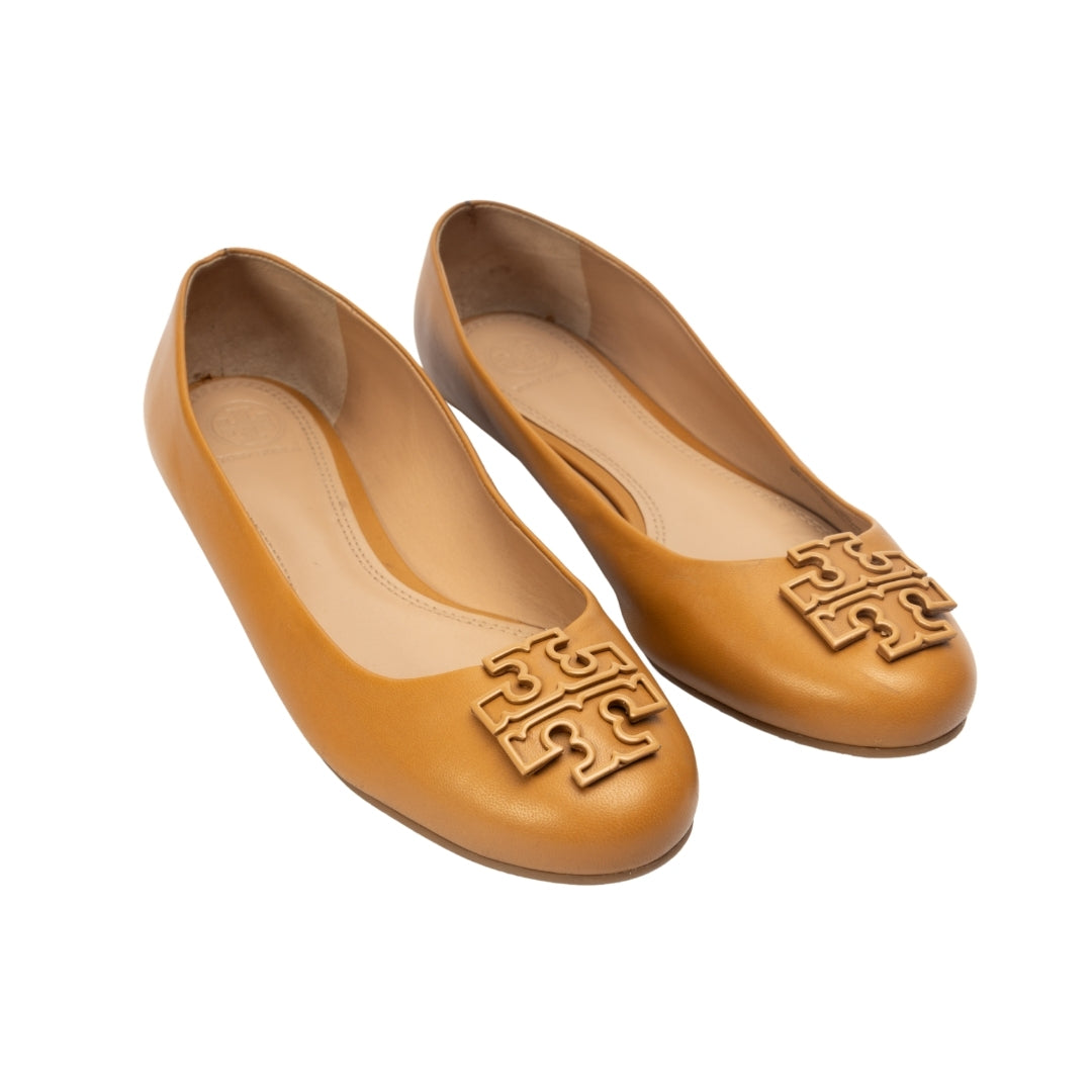 Tory Burch Ines Leather Ballet Flats