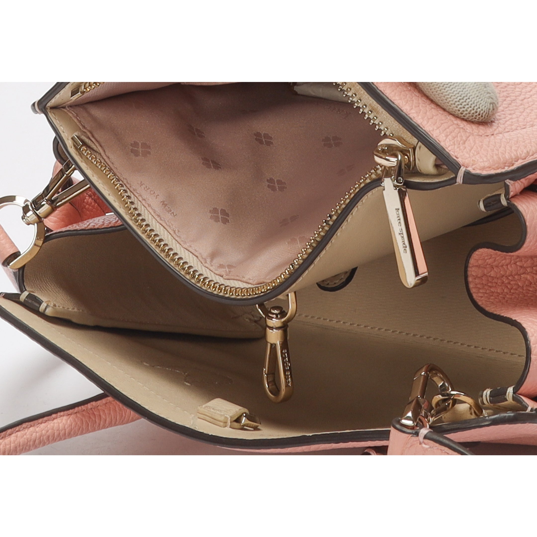 Kate Spade Pink Knott Satchel Crossbody Bag