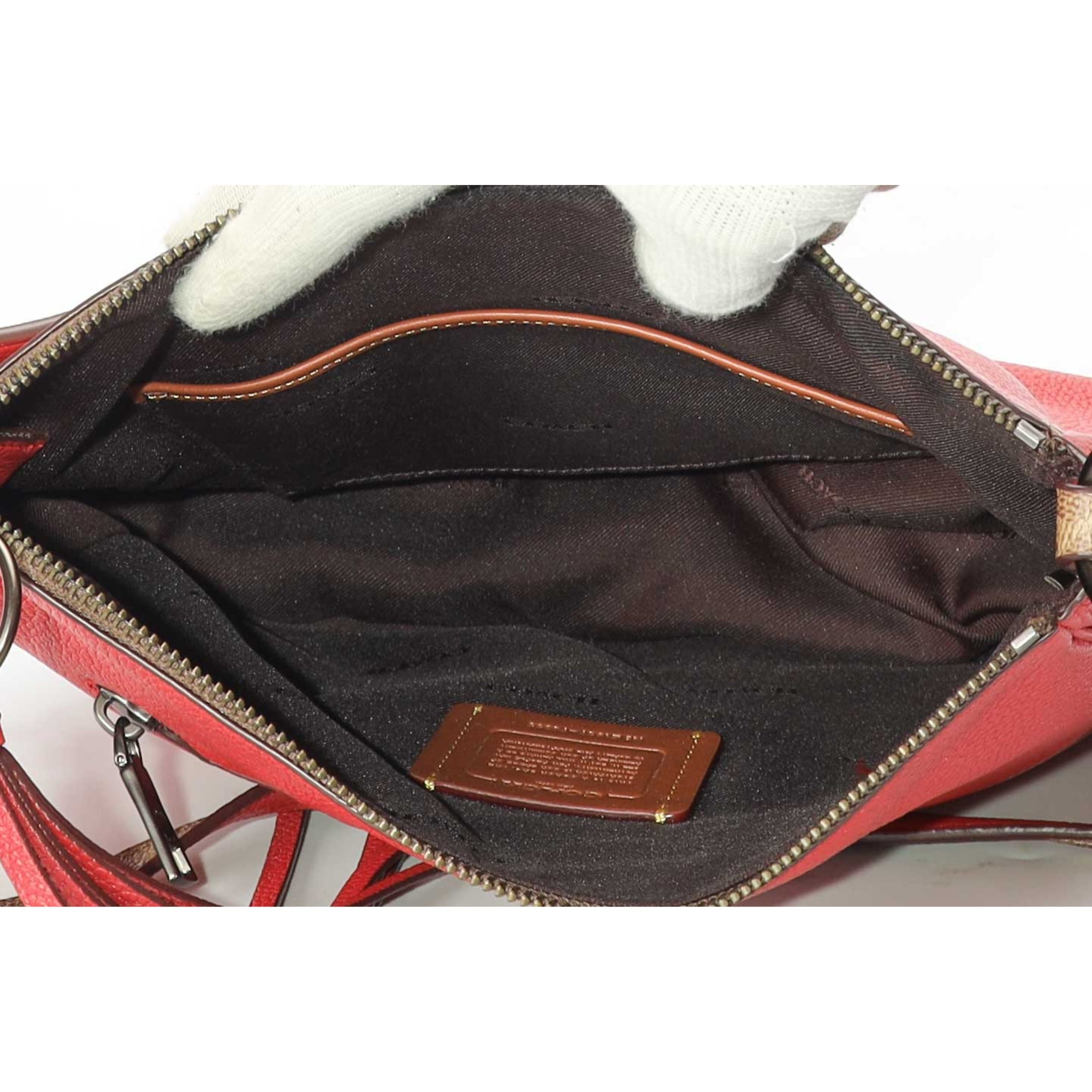 Coach Chaise Signature Canvas Blocking Crossbody Bag