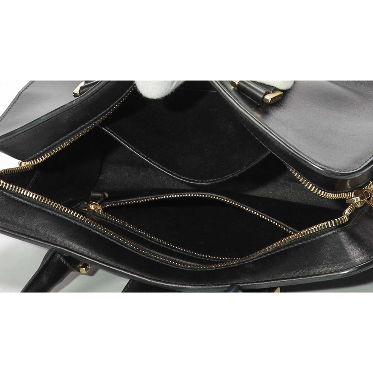 Saint Laurent Black Monogram Baby Cabas Bag