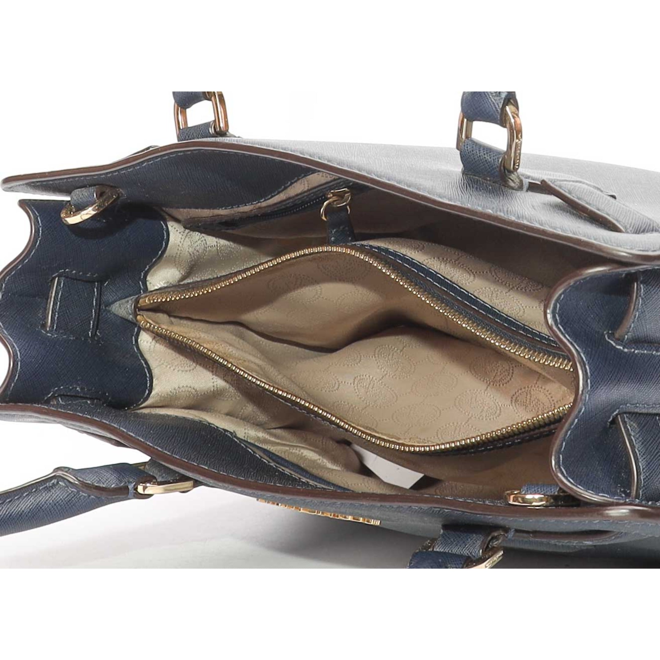 Michael Kors Navy Blue East West Dillon Satchel