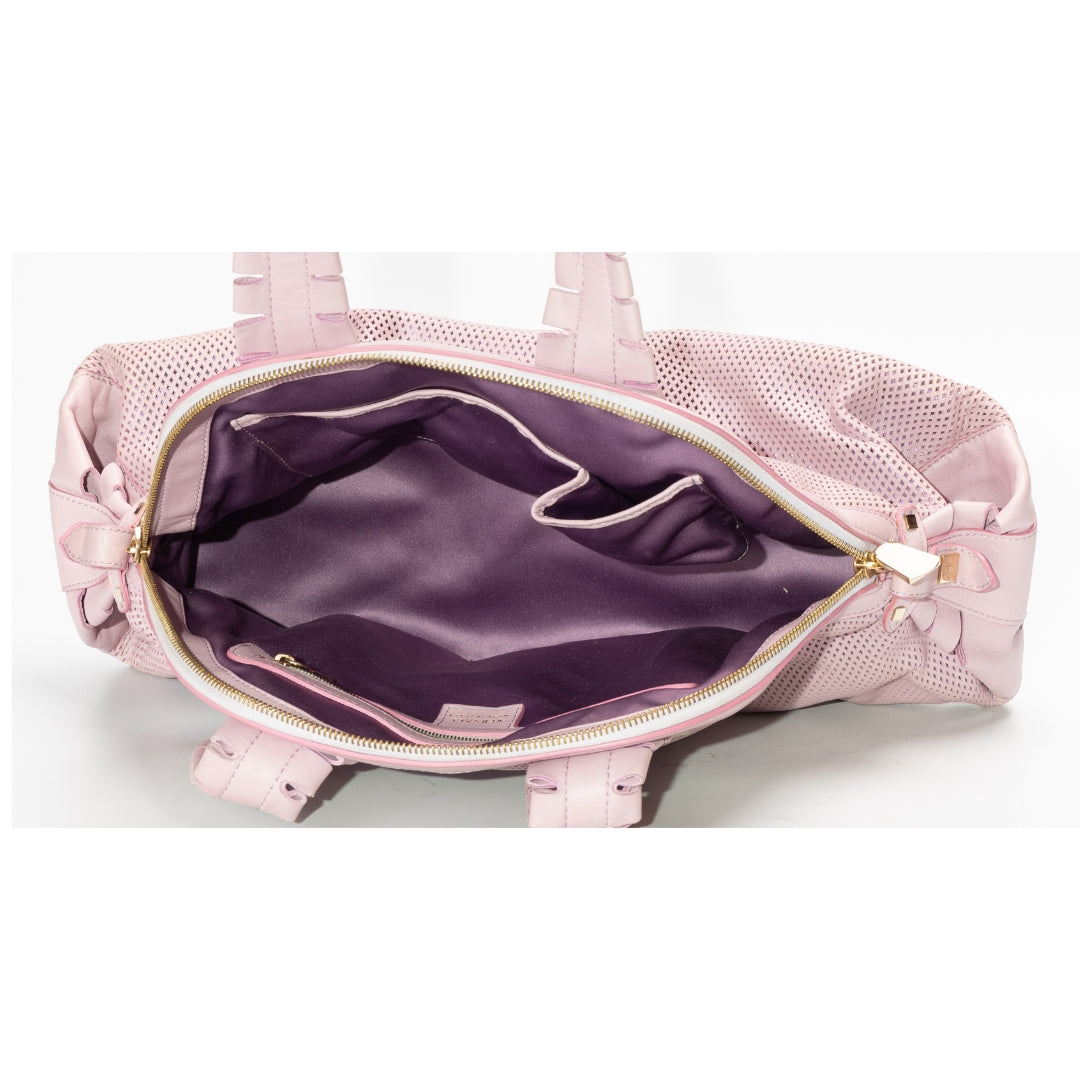 Versace Textured Dome-Shaped Shoulder Bag