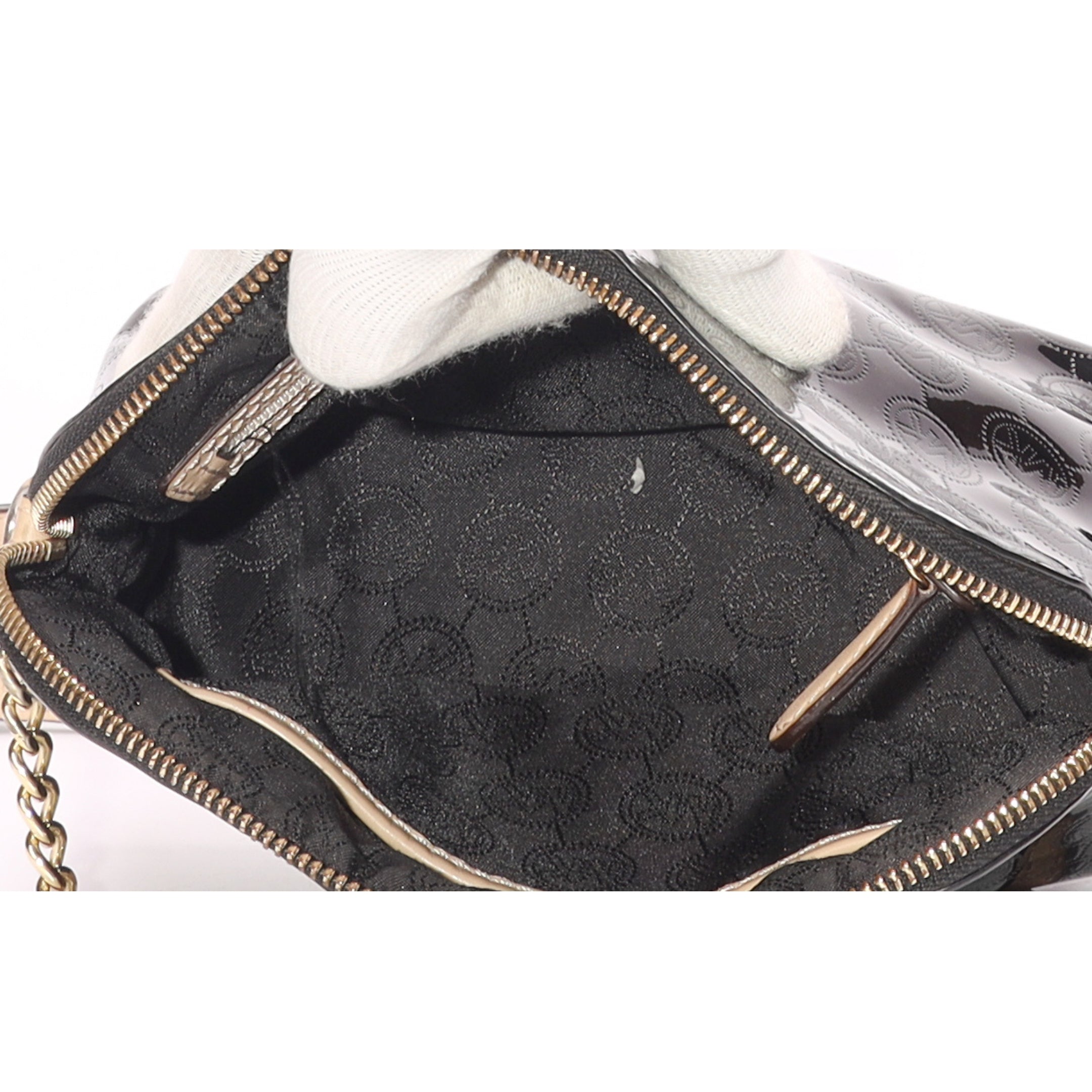 Michael Kors Harrods Logo Canvas Dome Crossbody Bag