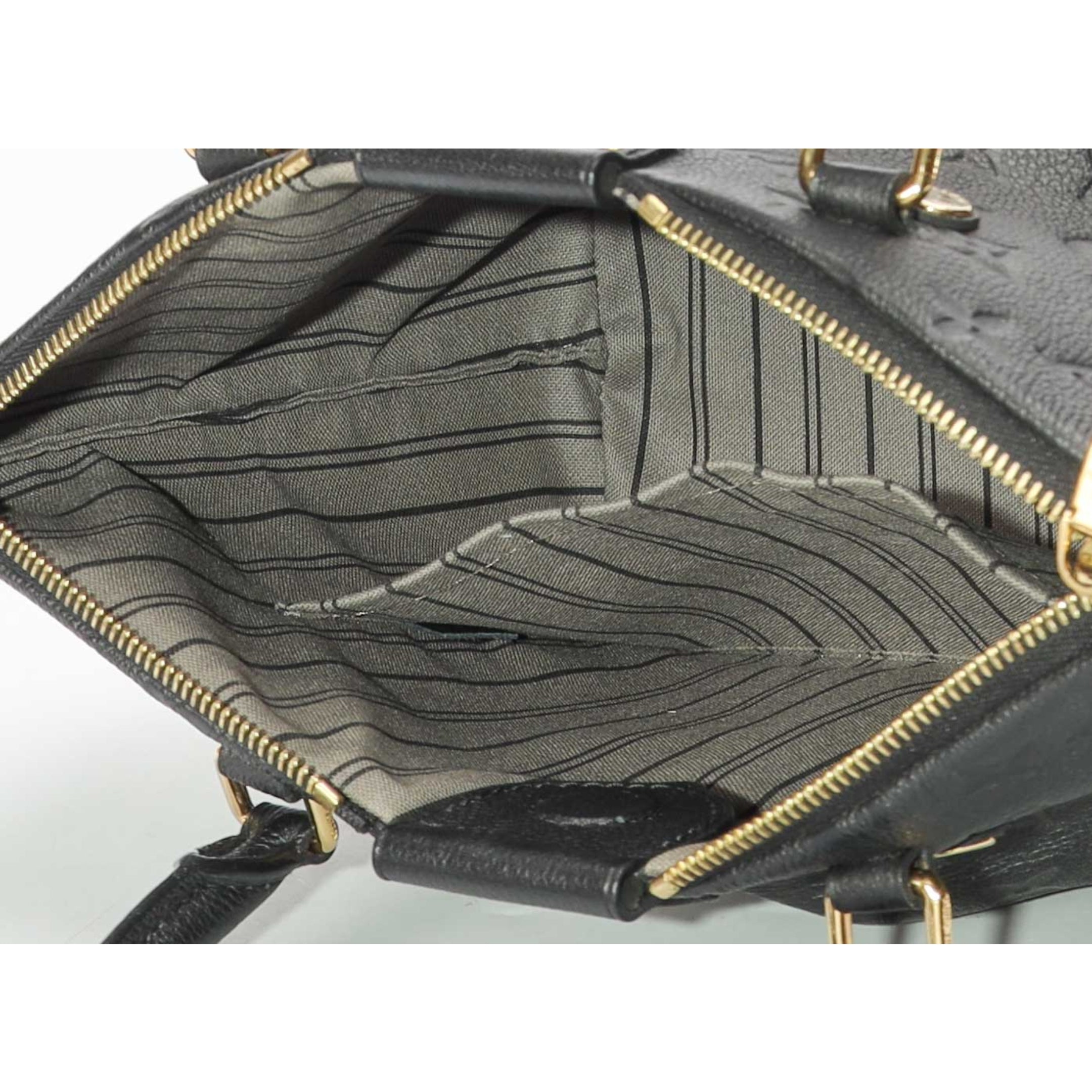 Louis Vuitton Black Monogram Empreinte Mazarine Satchel