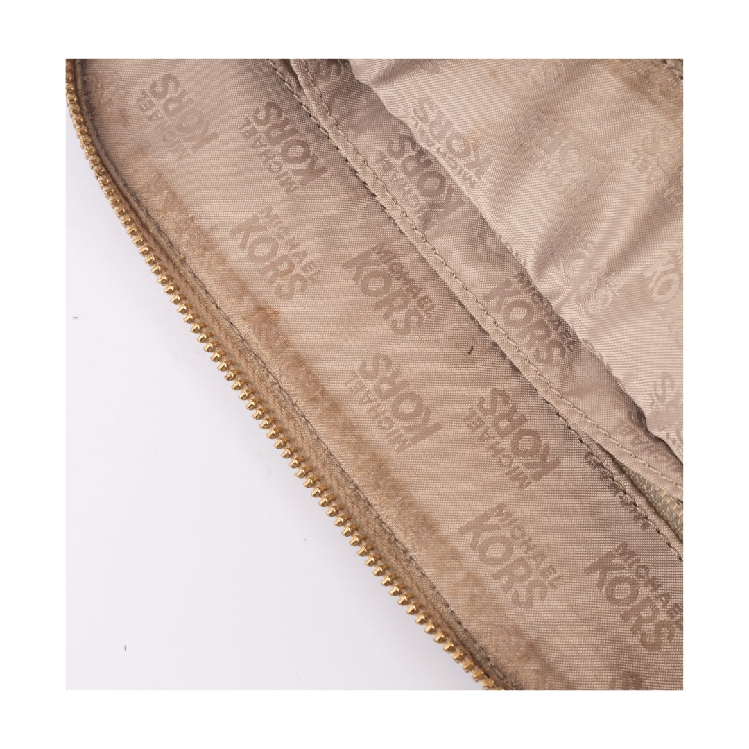 Michael Kors Metallic Bronze Crossbody Bag