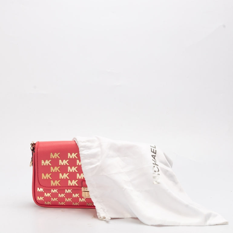 Michael Kors Bradshaw Logo Embellished Convertible Shoulder Bag