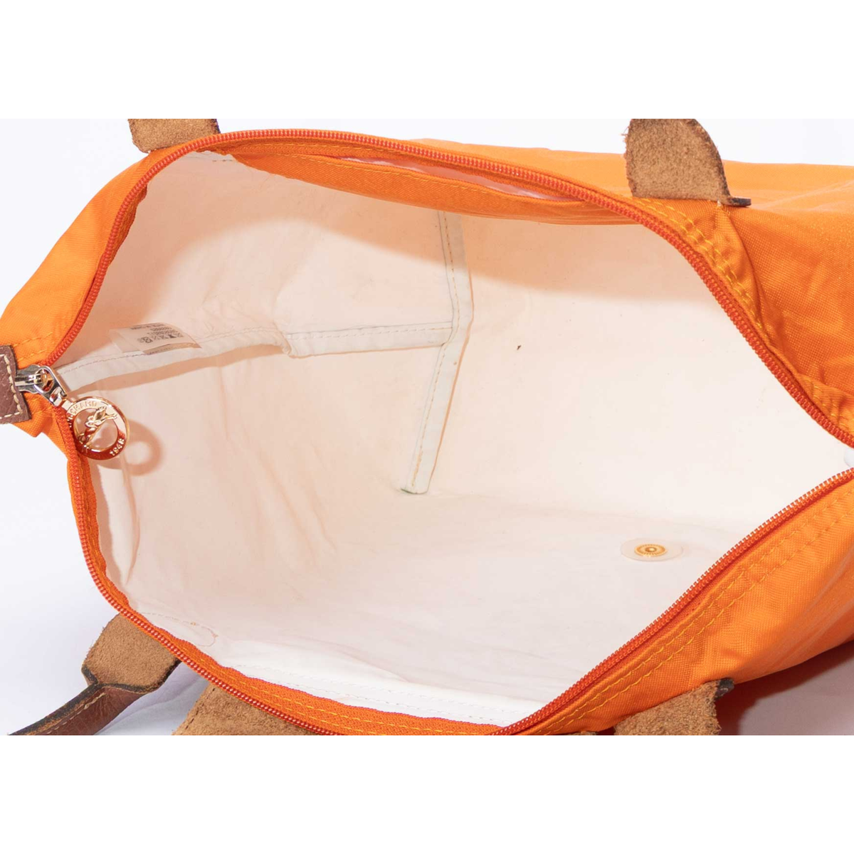 Longchamp Orange Le Pliage Tote