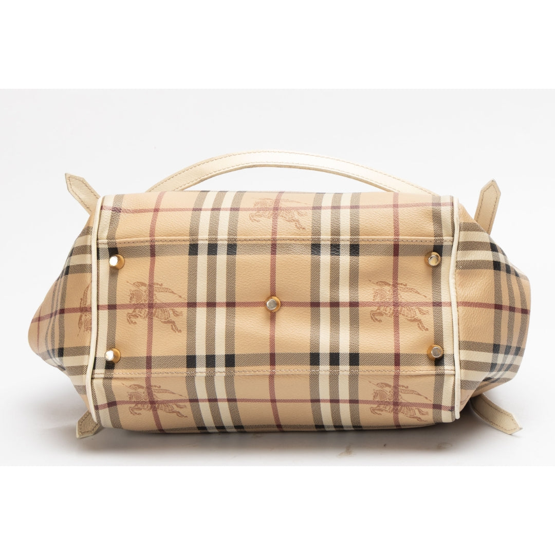 Burberry Haymarket Check Canvas Canterbury Tote