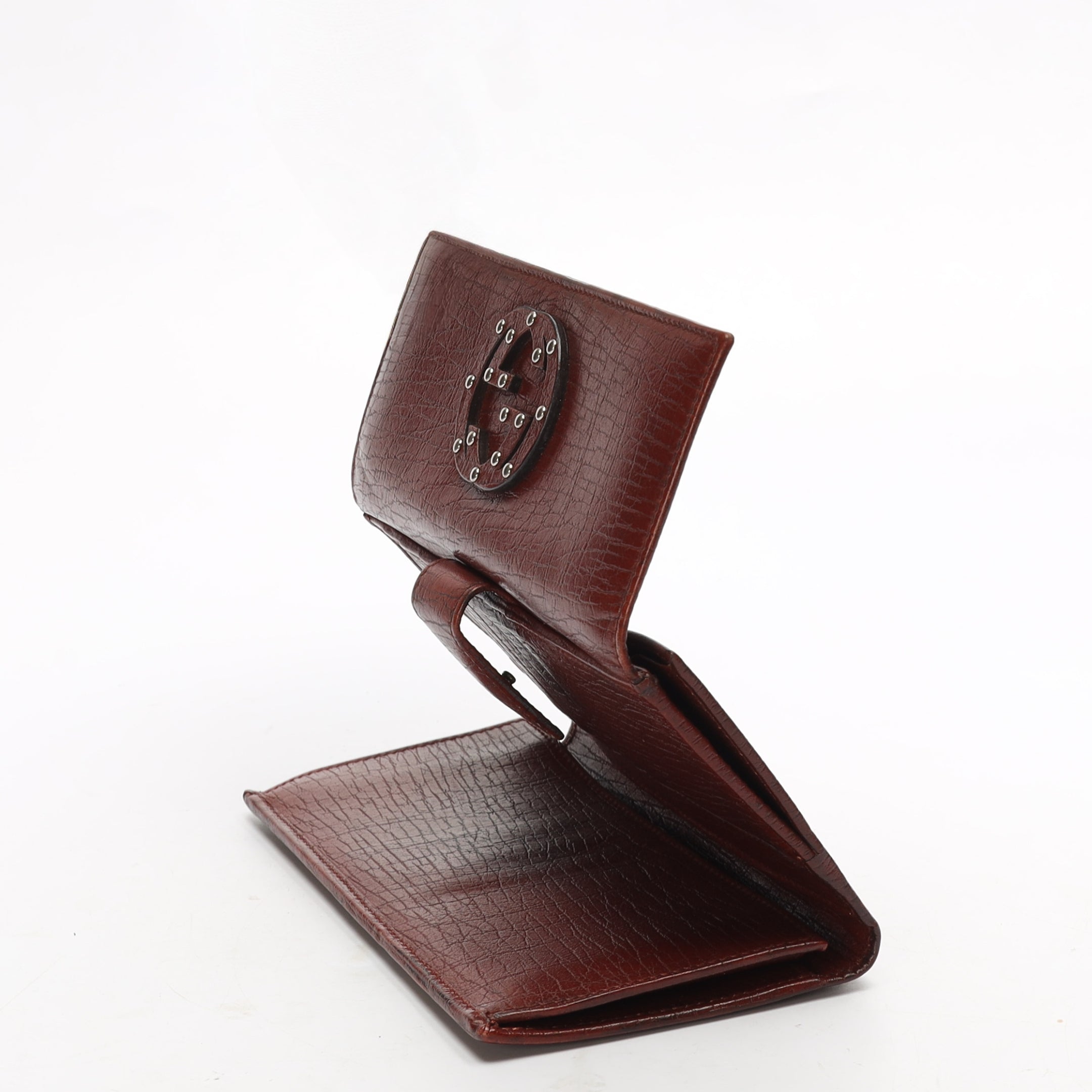 Gucci Brick Soho Studded Continental Wallet