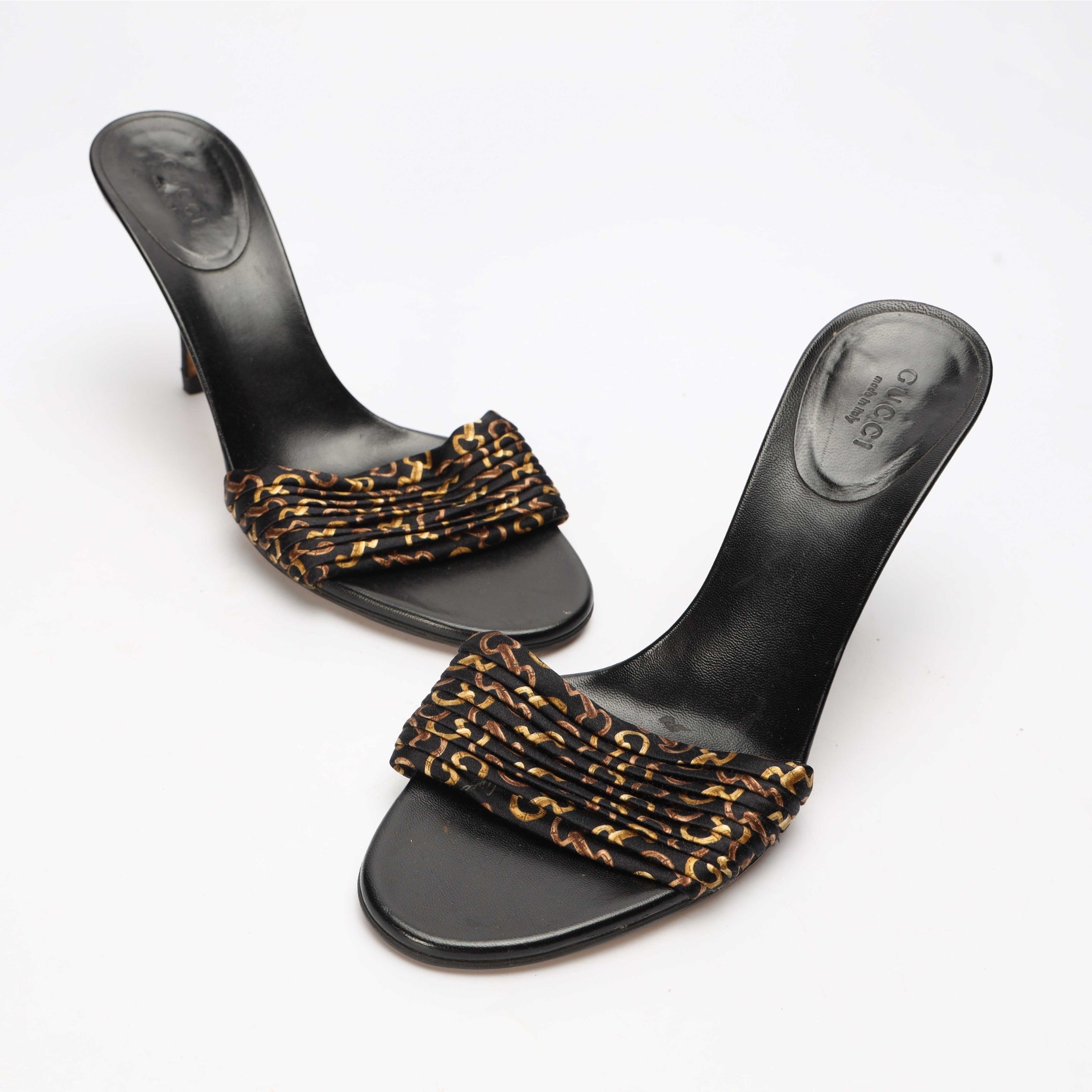 Gucci Interlocking Slide Heels