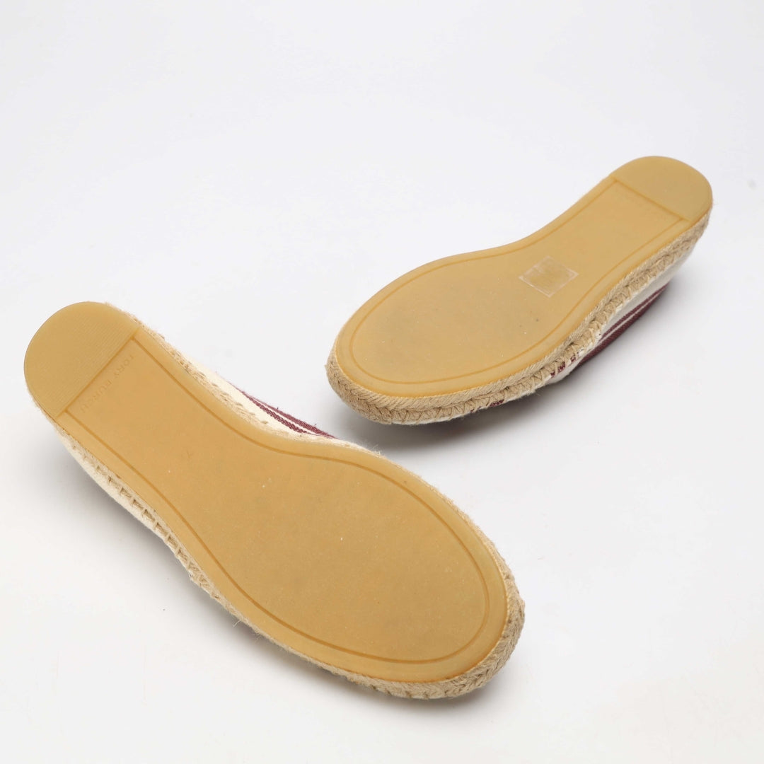 Tory Burch Double T Jacquard Espadrilles