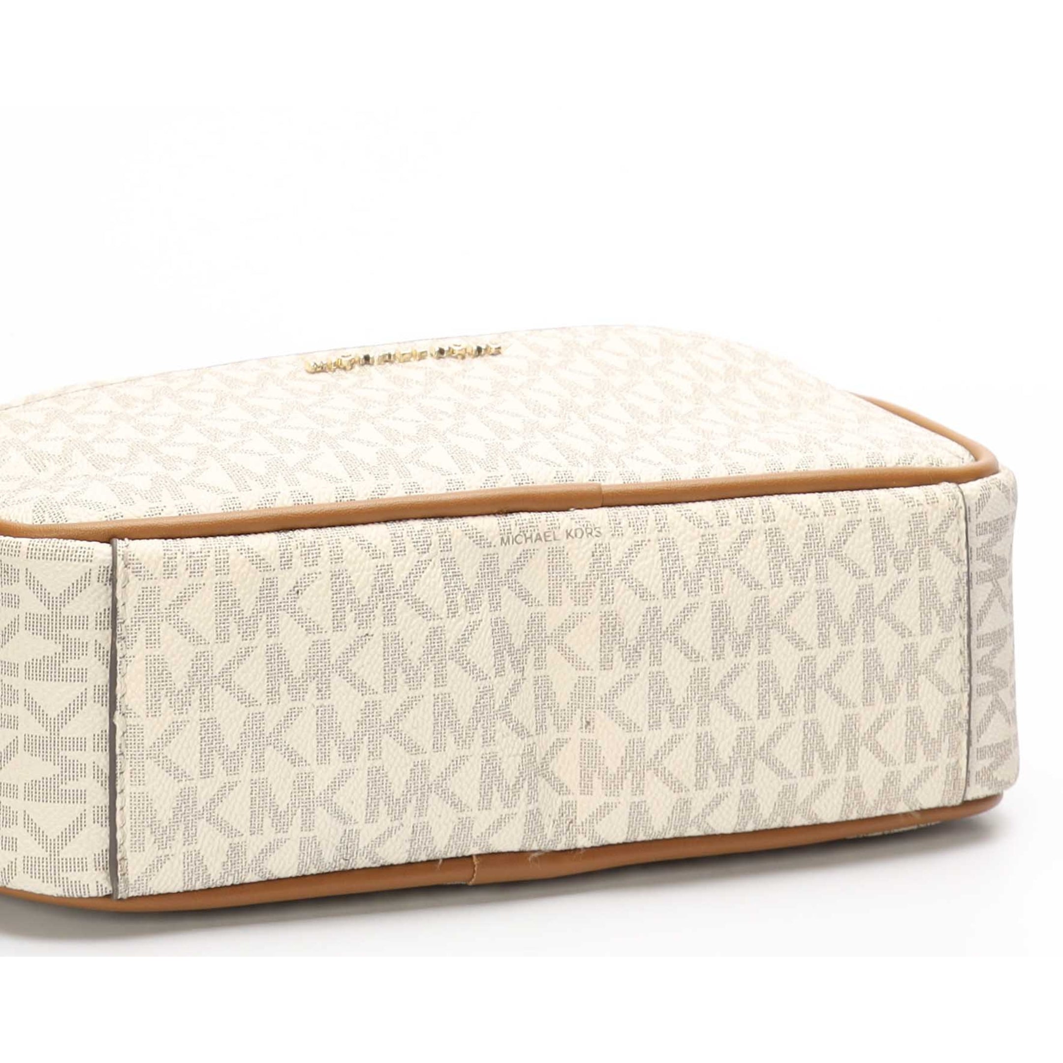 Michael Kors Jet Set Signature Camera Crossbody Bag
