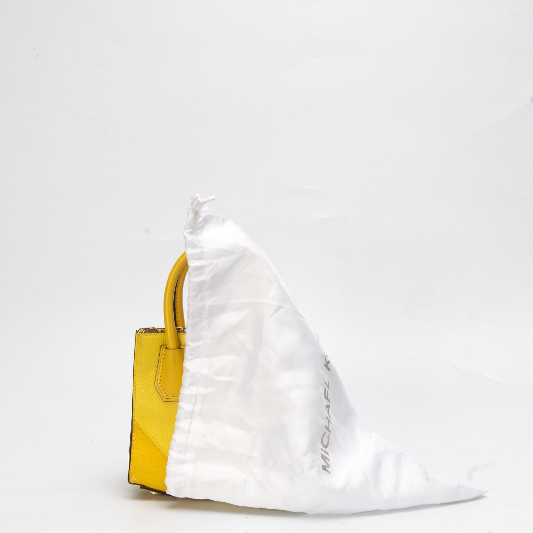 Michael Kors Mercer Tri-Color Accordion Crossbody Bag