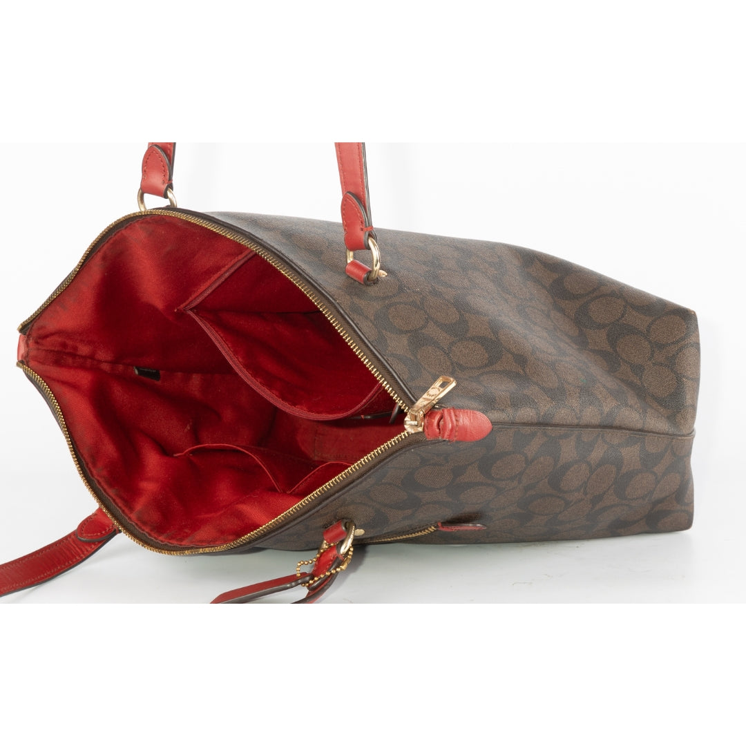 Coach Signature Canvas Gallery Tote Bag